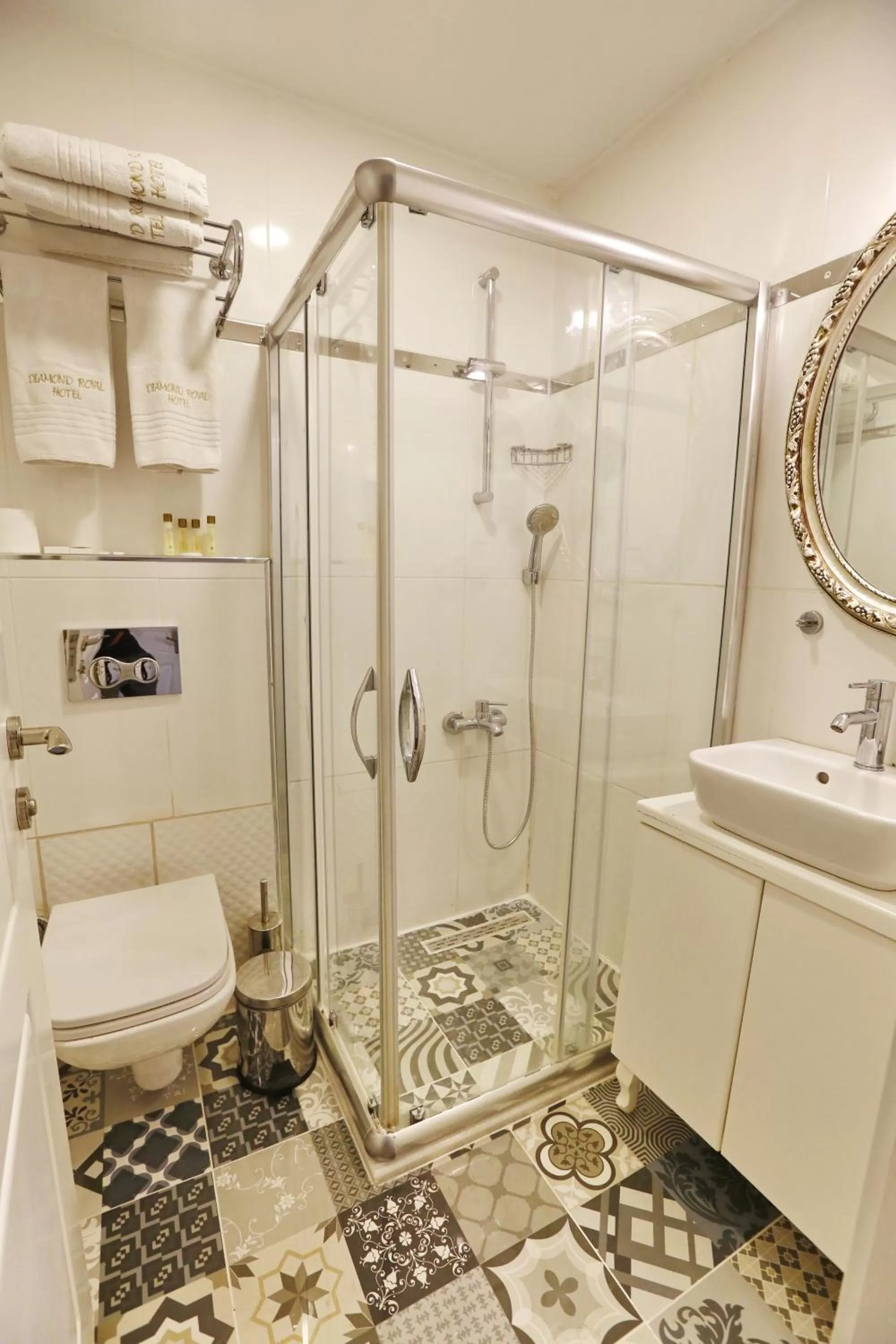 Bathroom in Diamond Royal Hotel