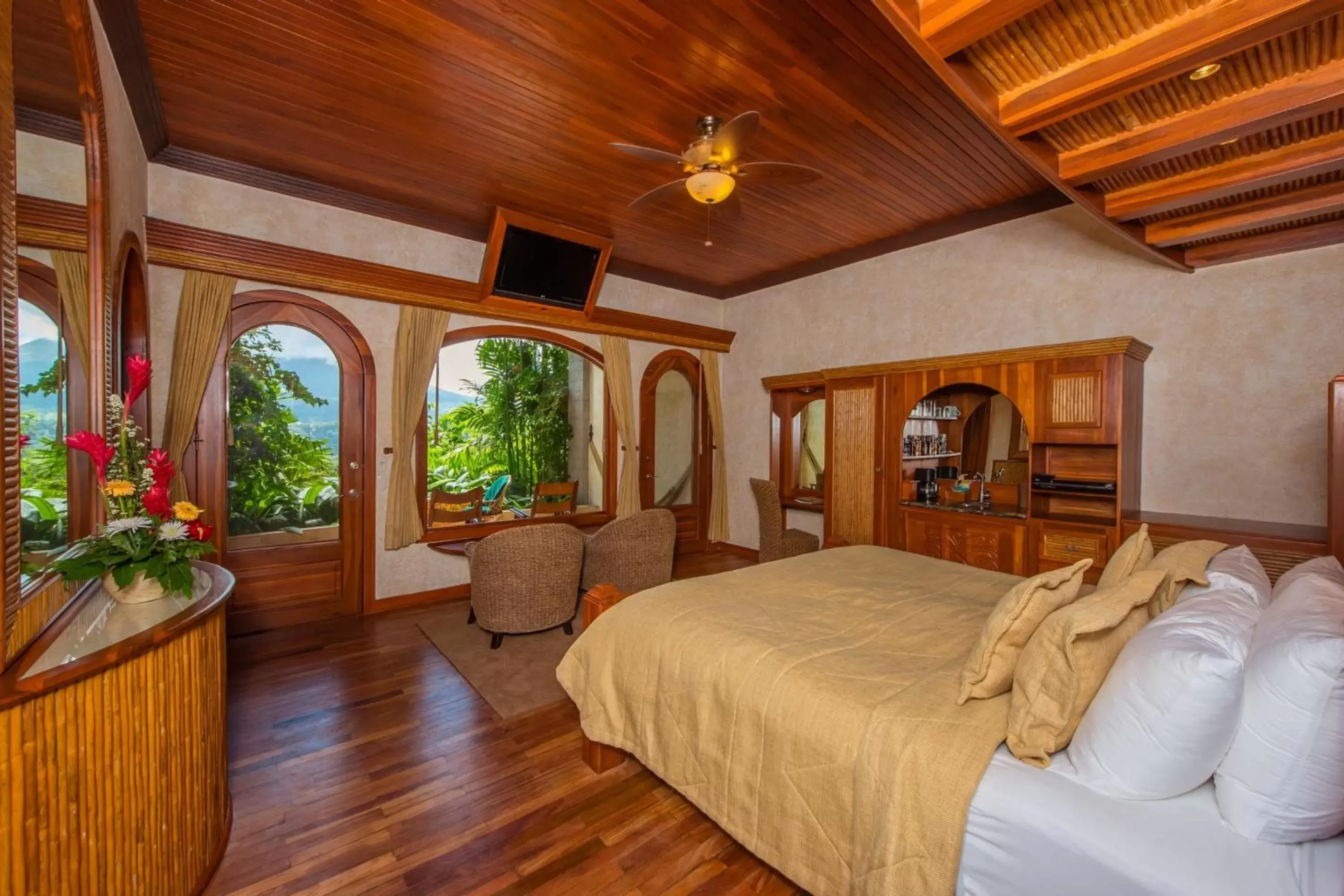 Bed in The Springs Resort & Spa at Arenal