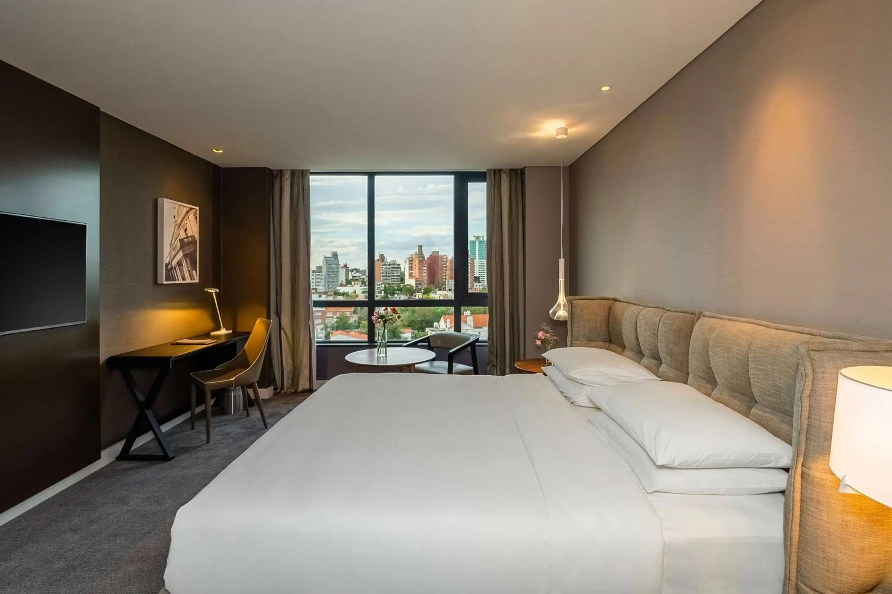 Photo of the whole room, Bed in Hyatt Centric Montevideo