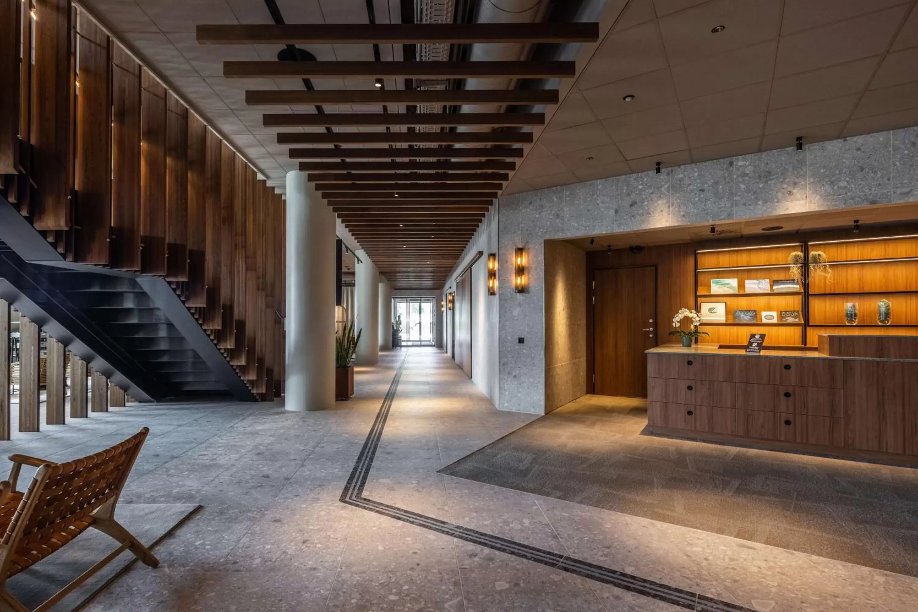 Lobby or reception in Scandic CPH Strandpark