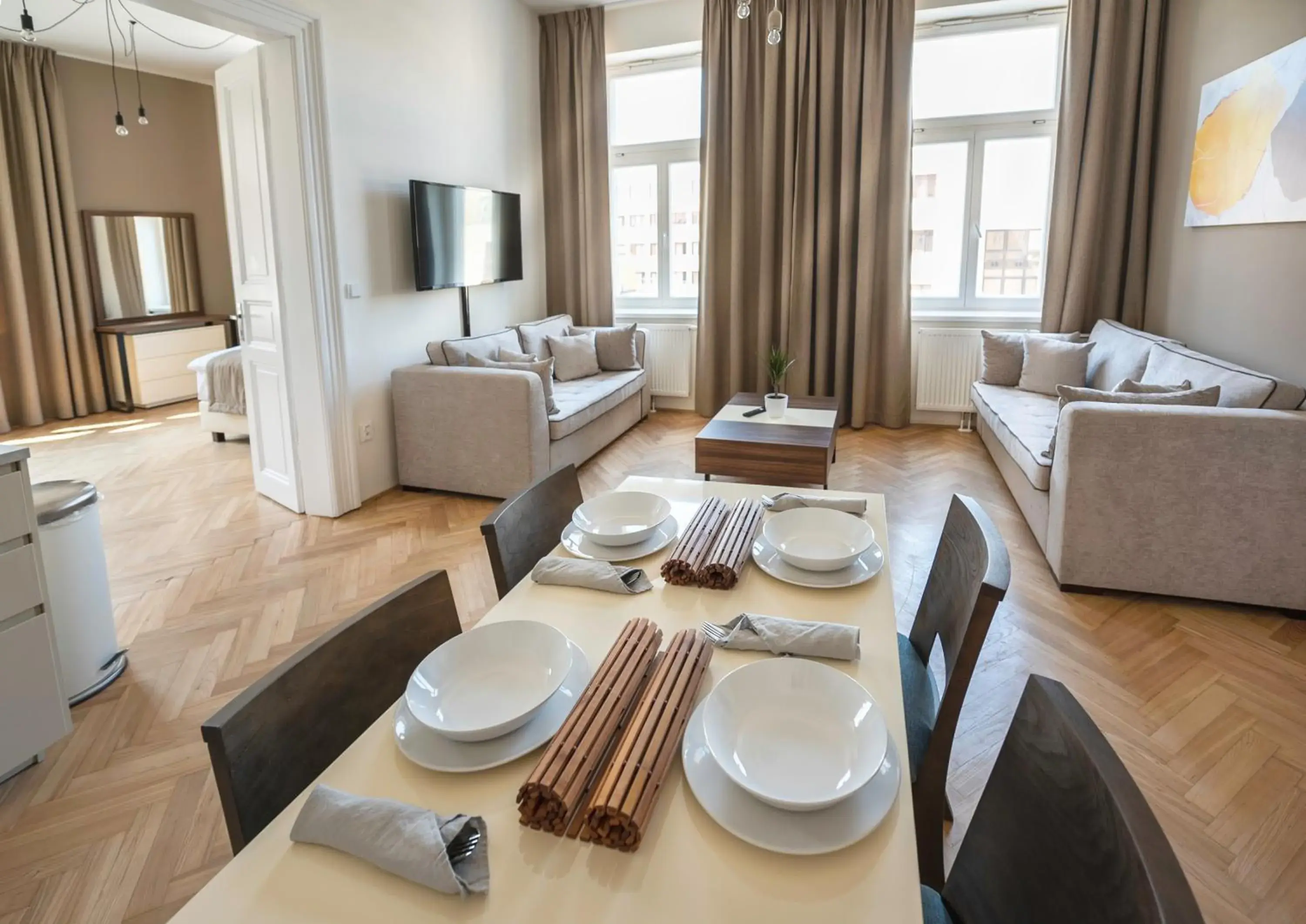 Dining Area in Letna Garden Suites