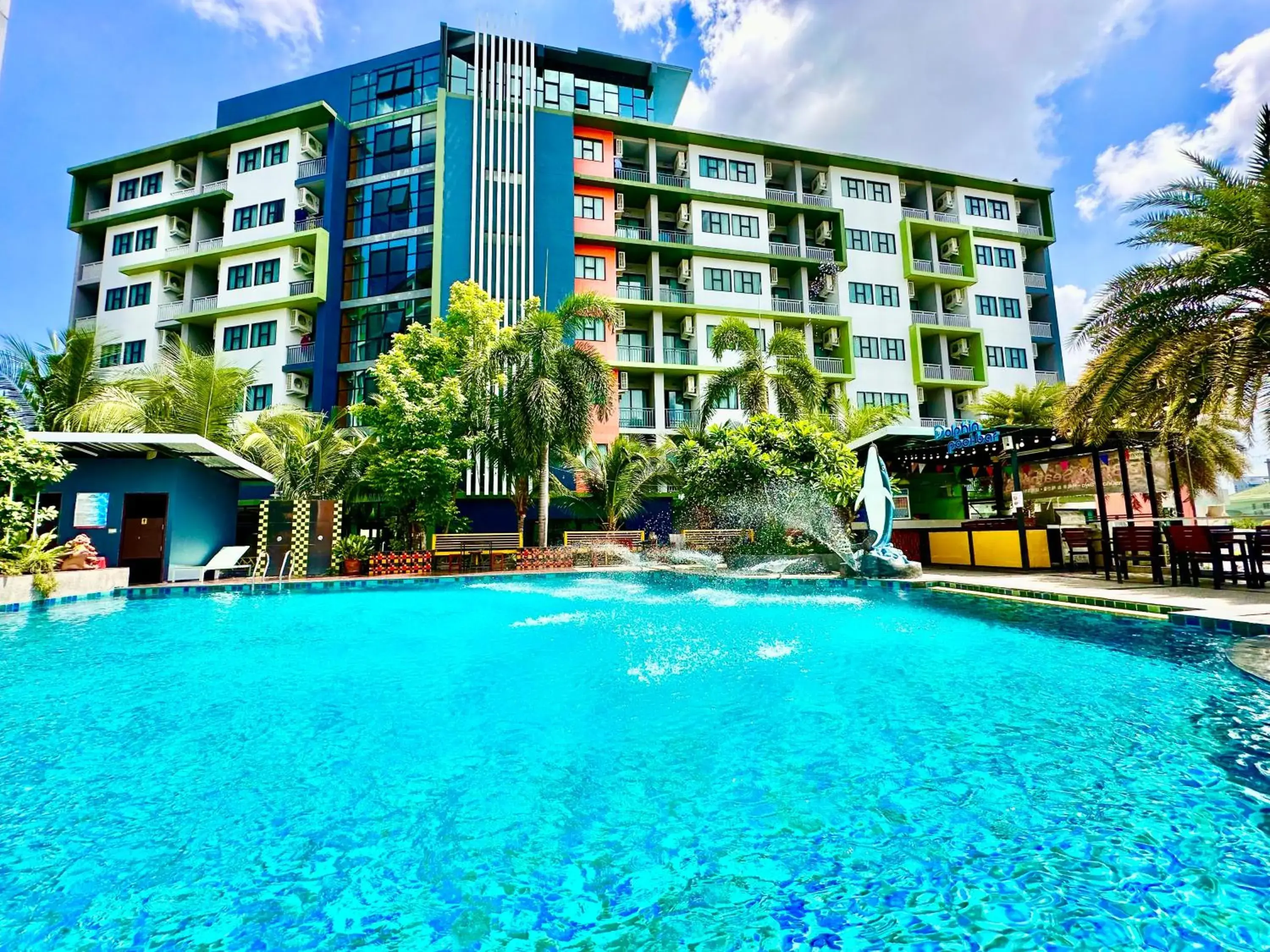 Swimming pool, Property Building in Arthitaya Green Nature Hotel