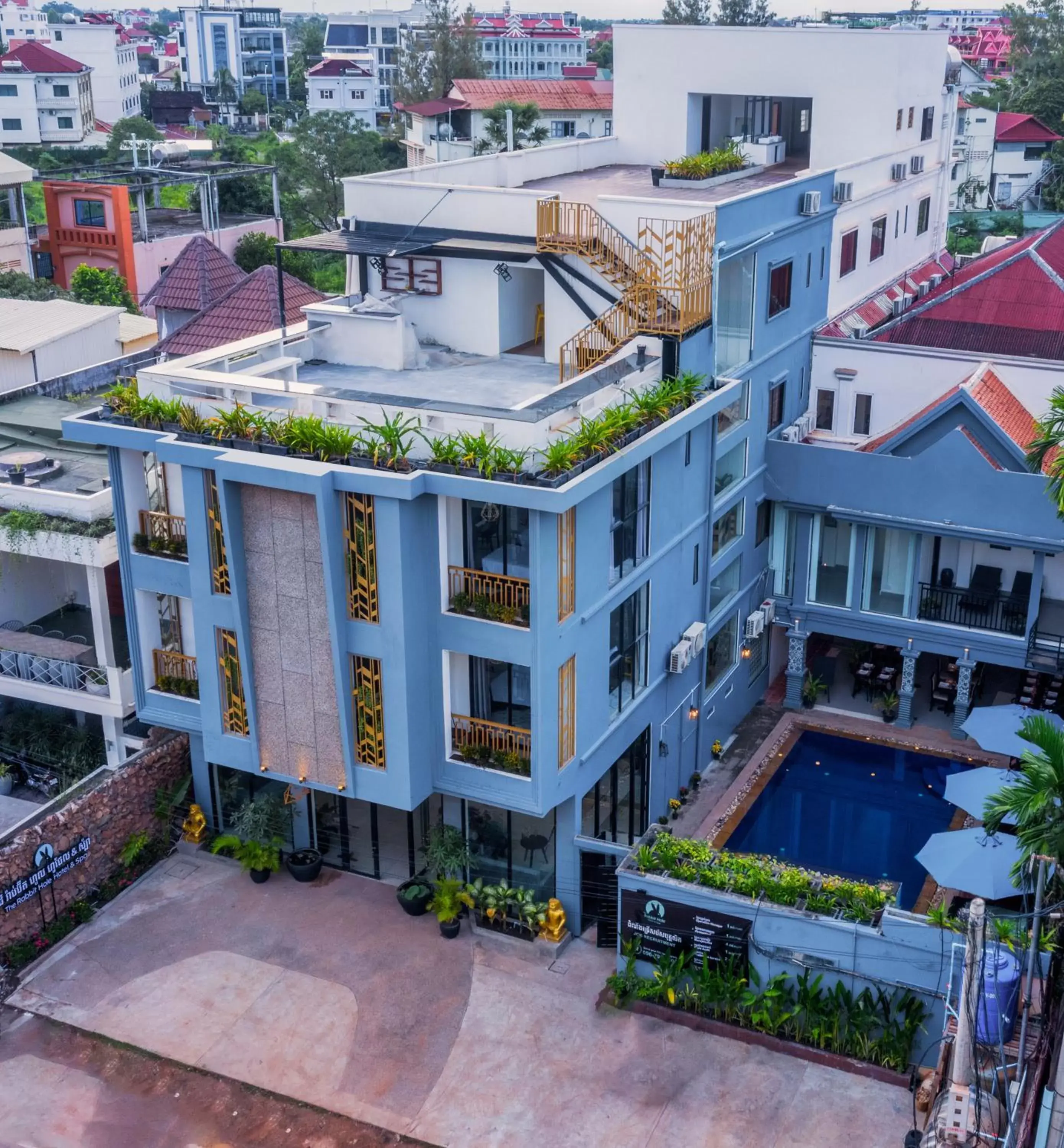 Bird's eye view in The Rabbit Hole Hotel & SPA Bird's eye view in The Rabbit Hole Hotel & SPA