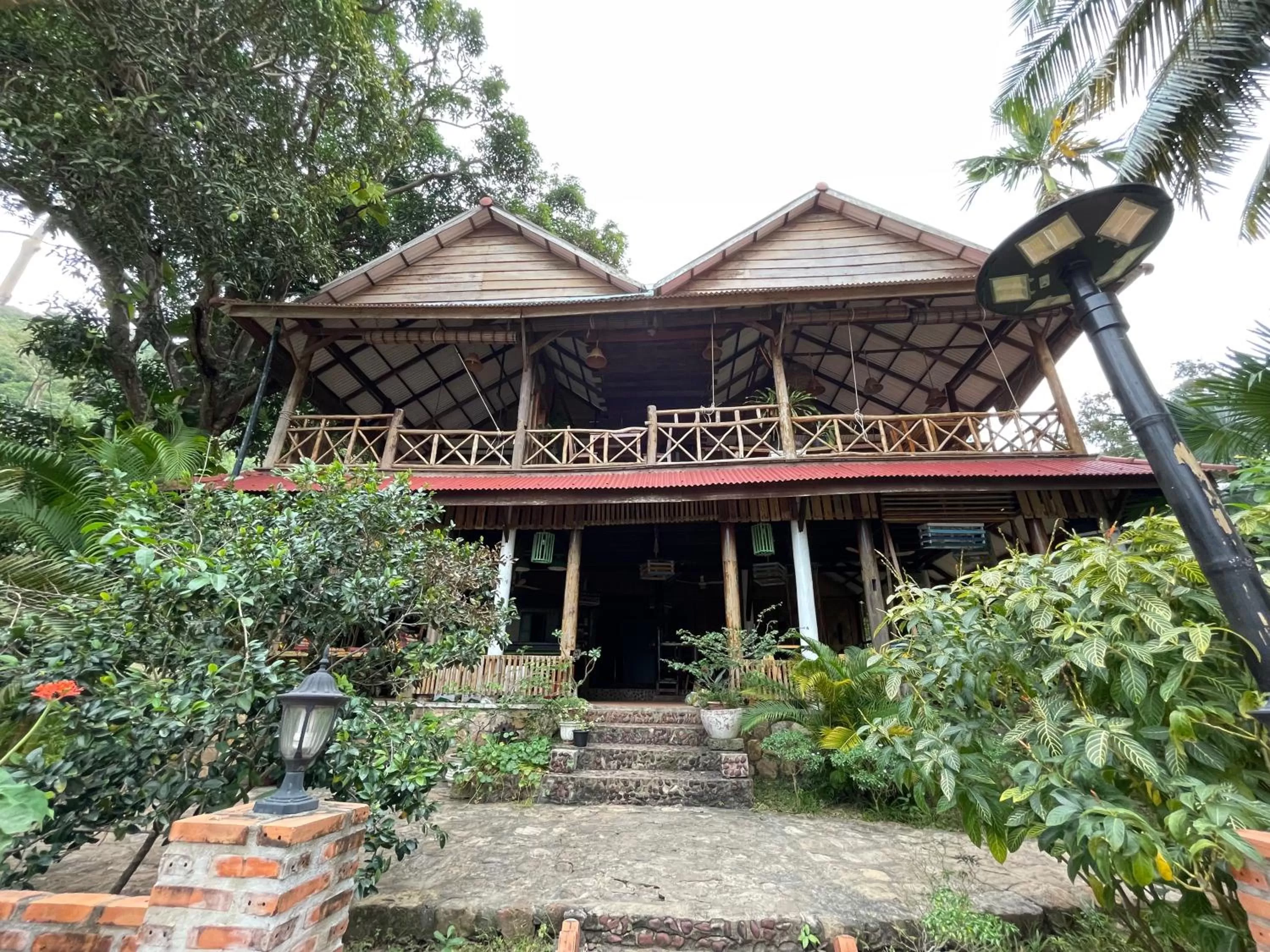 Patio in Kep Lodge