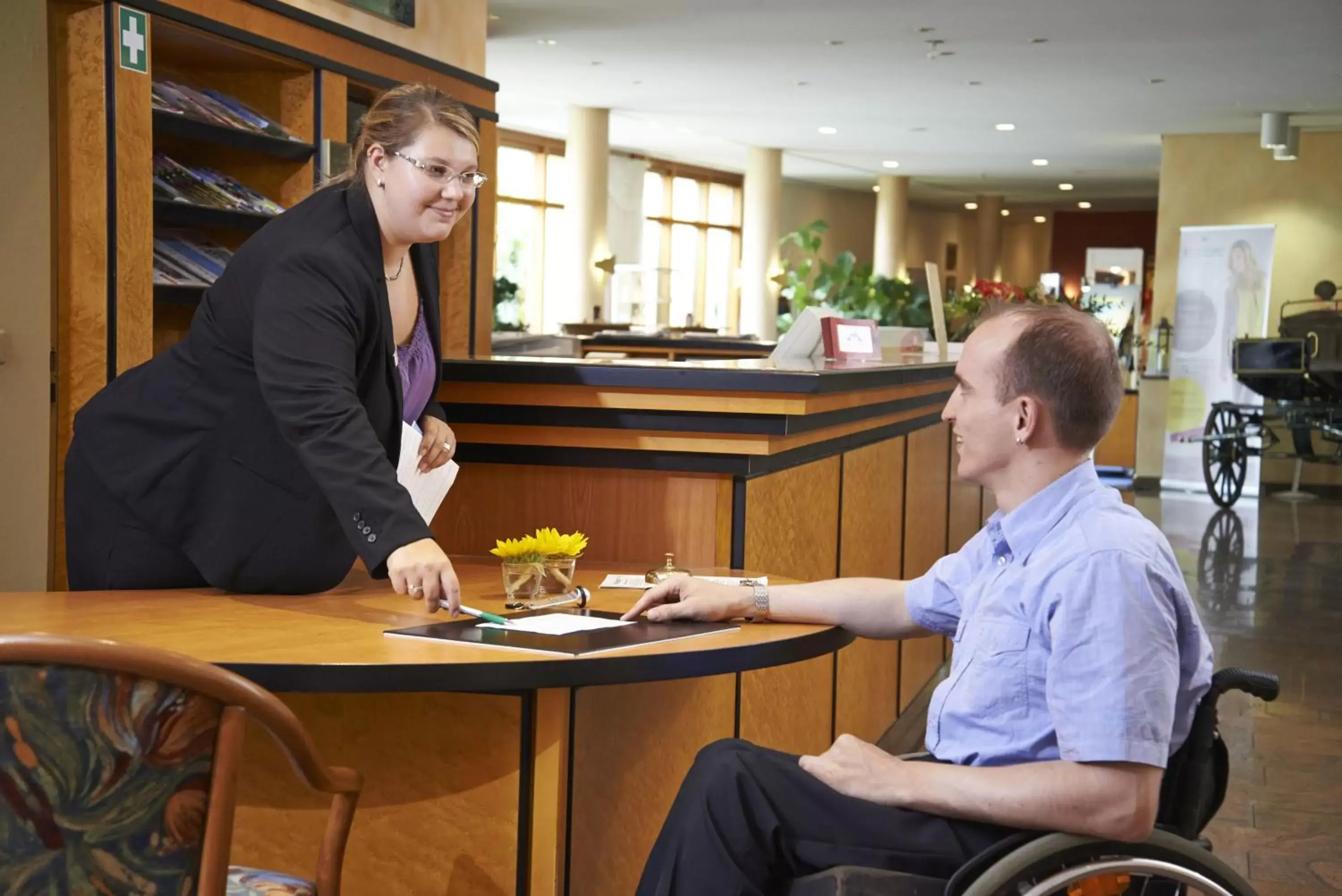 Lobby or reception in Best Western Plus Kurhotel an der Obermaintherme