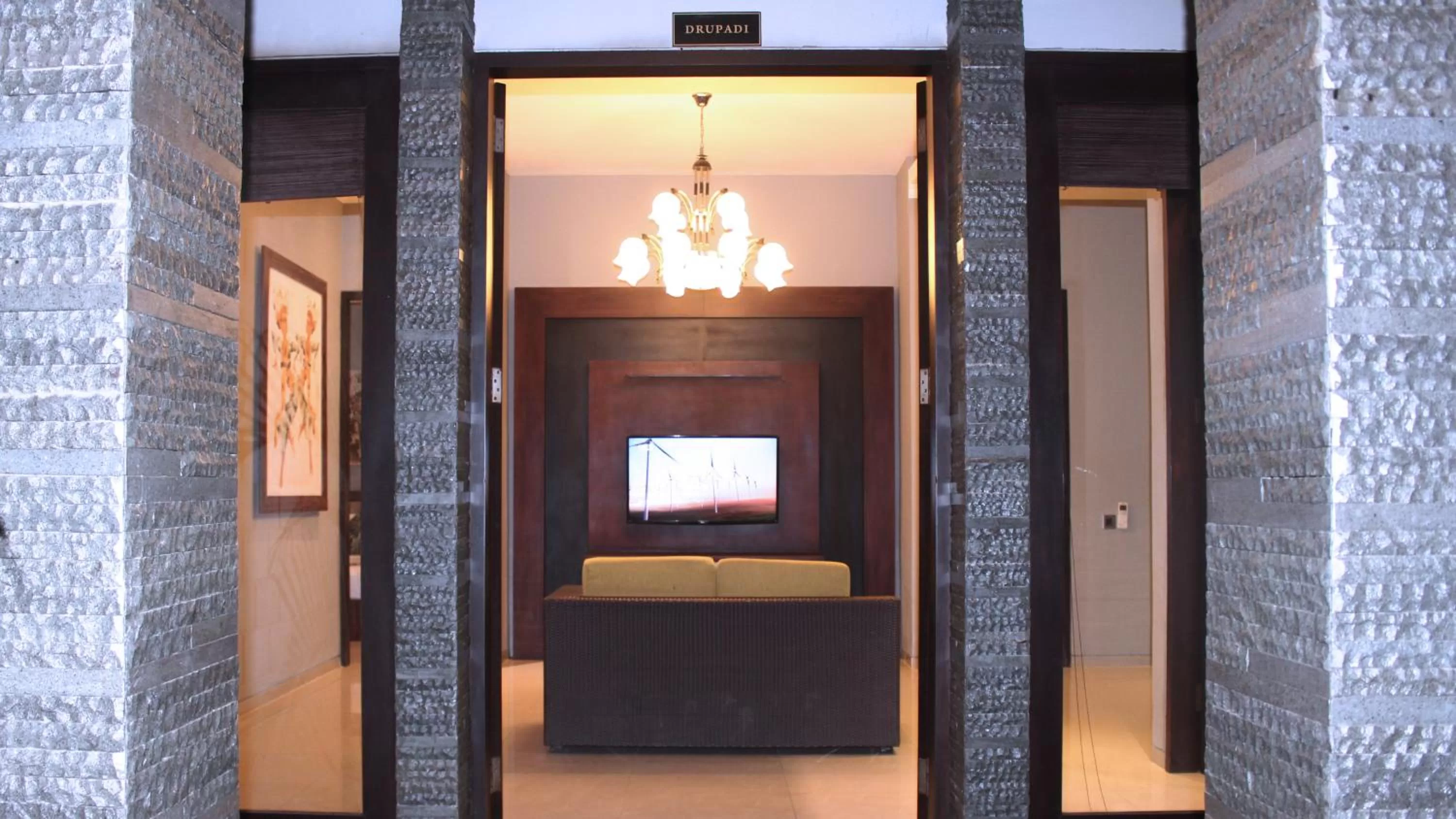 Living room, Bed in Argya Santi Resort