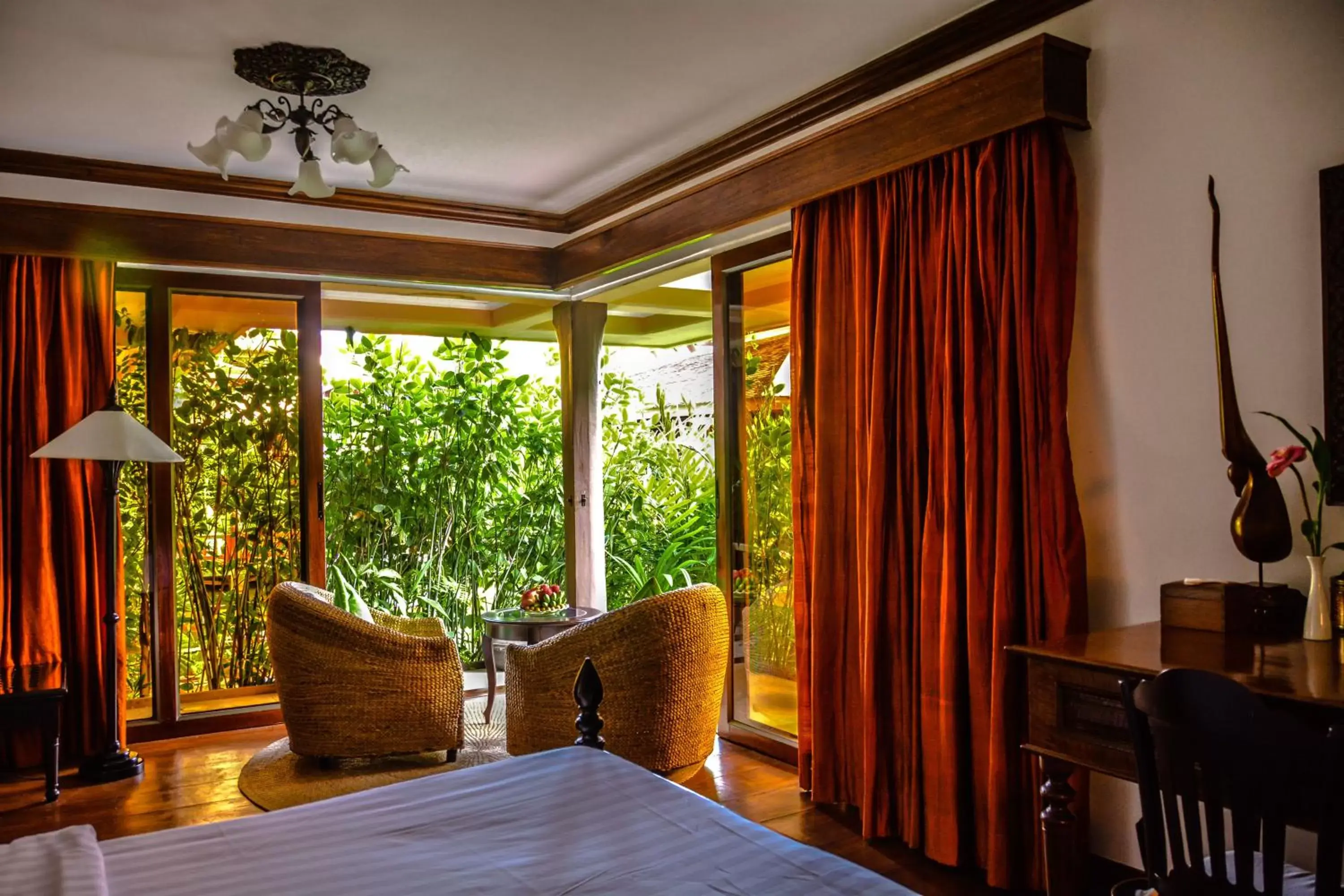 Seating Area in Angkor Village Hotel