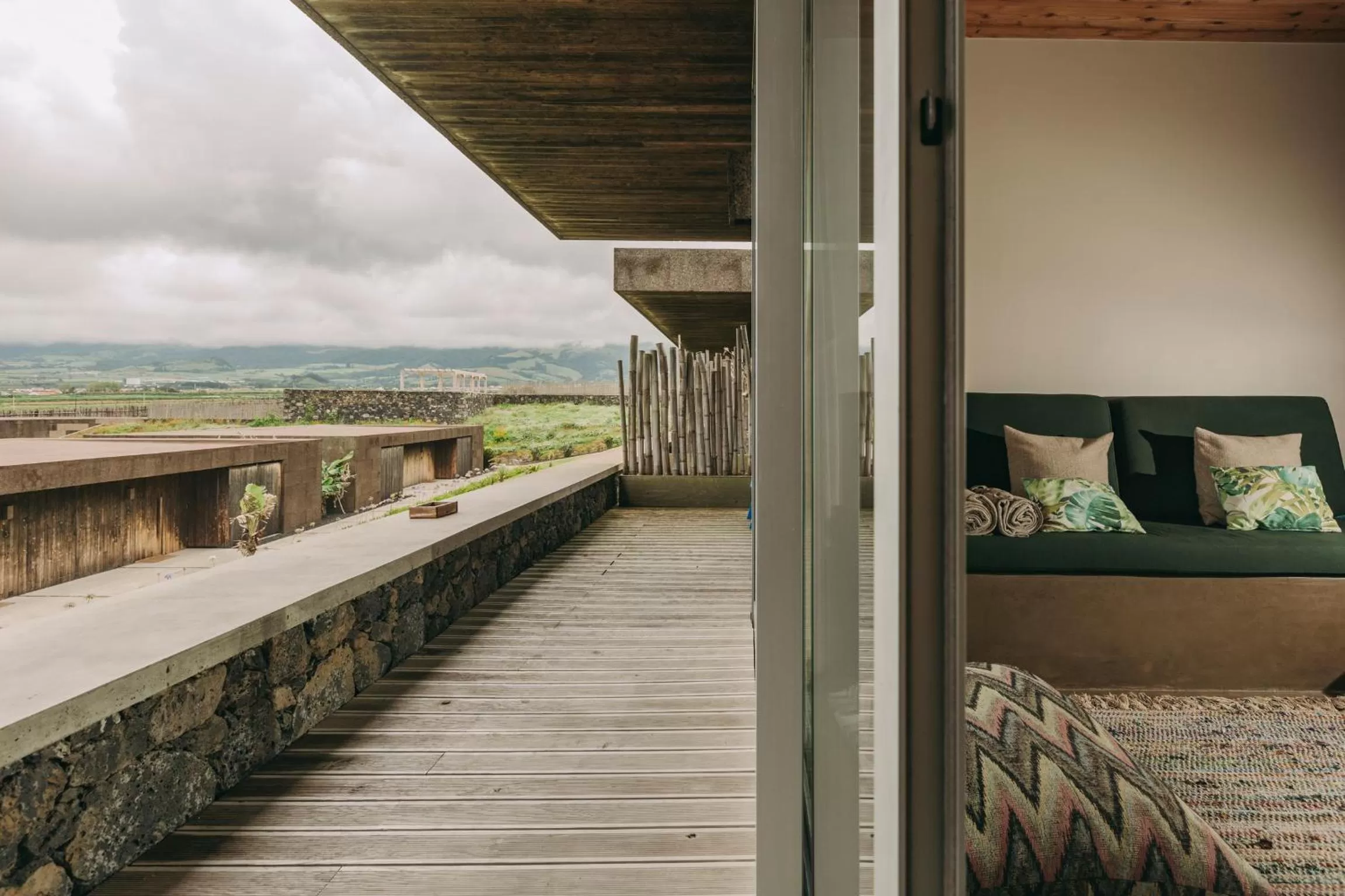 Balcony/Terrace, Bed in Santa Barbara Eco-Beach Resort