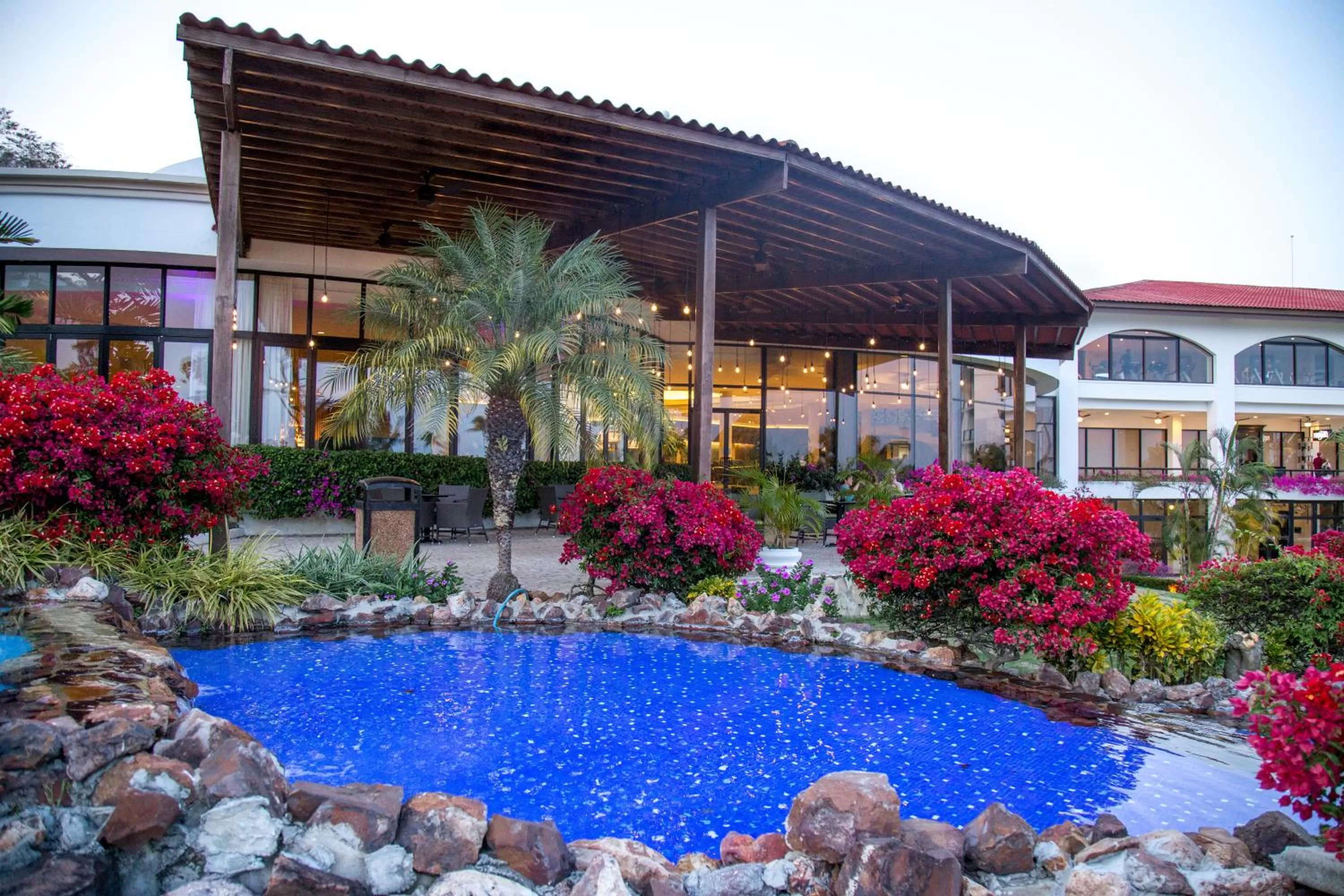 Patio in Dreams Playa Bonita All Inclusive