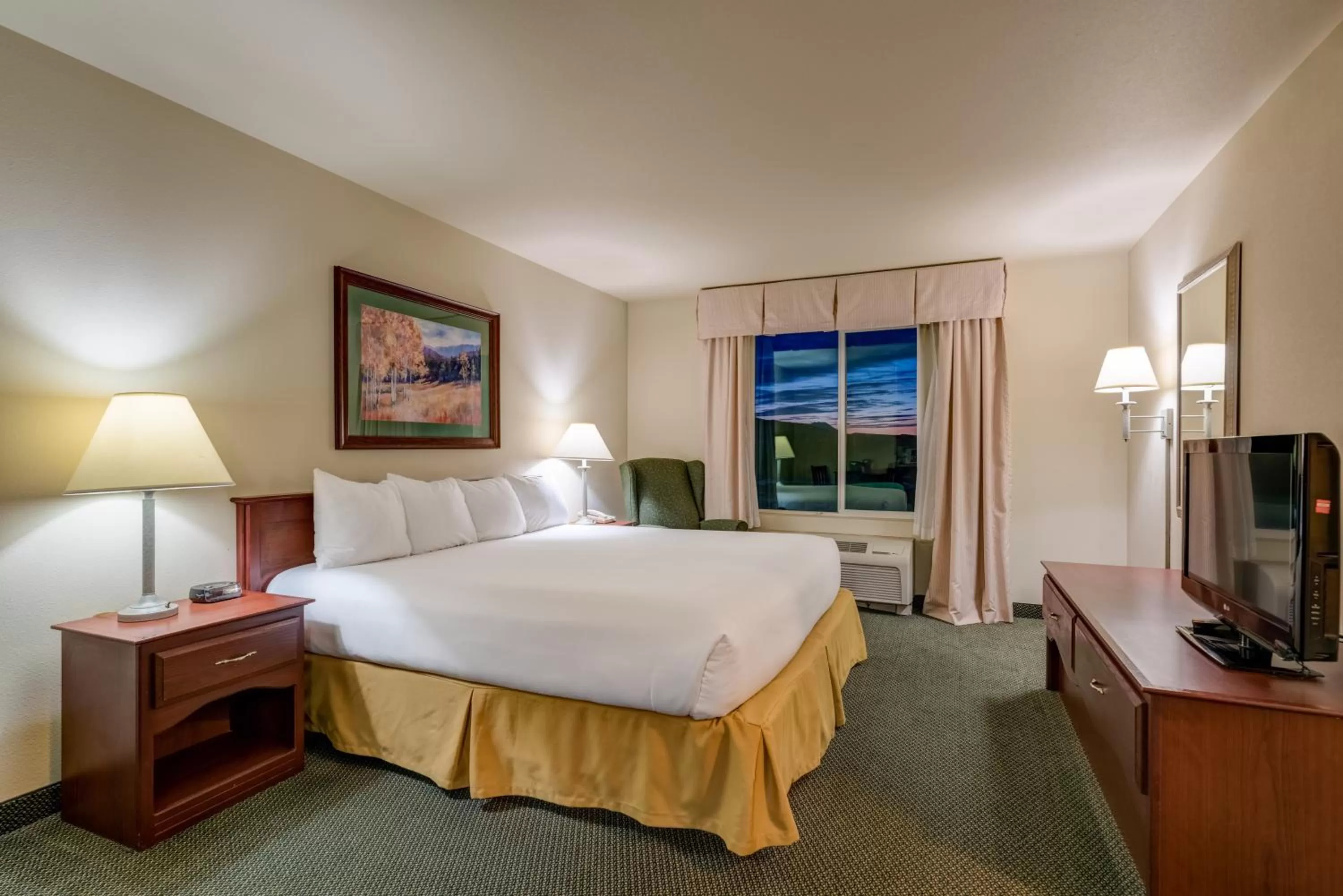 Bed in Grand River Hotel