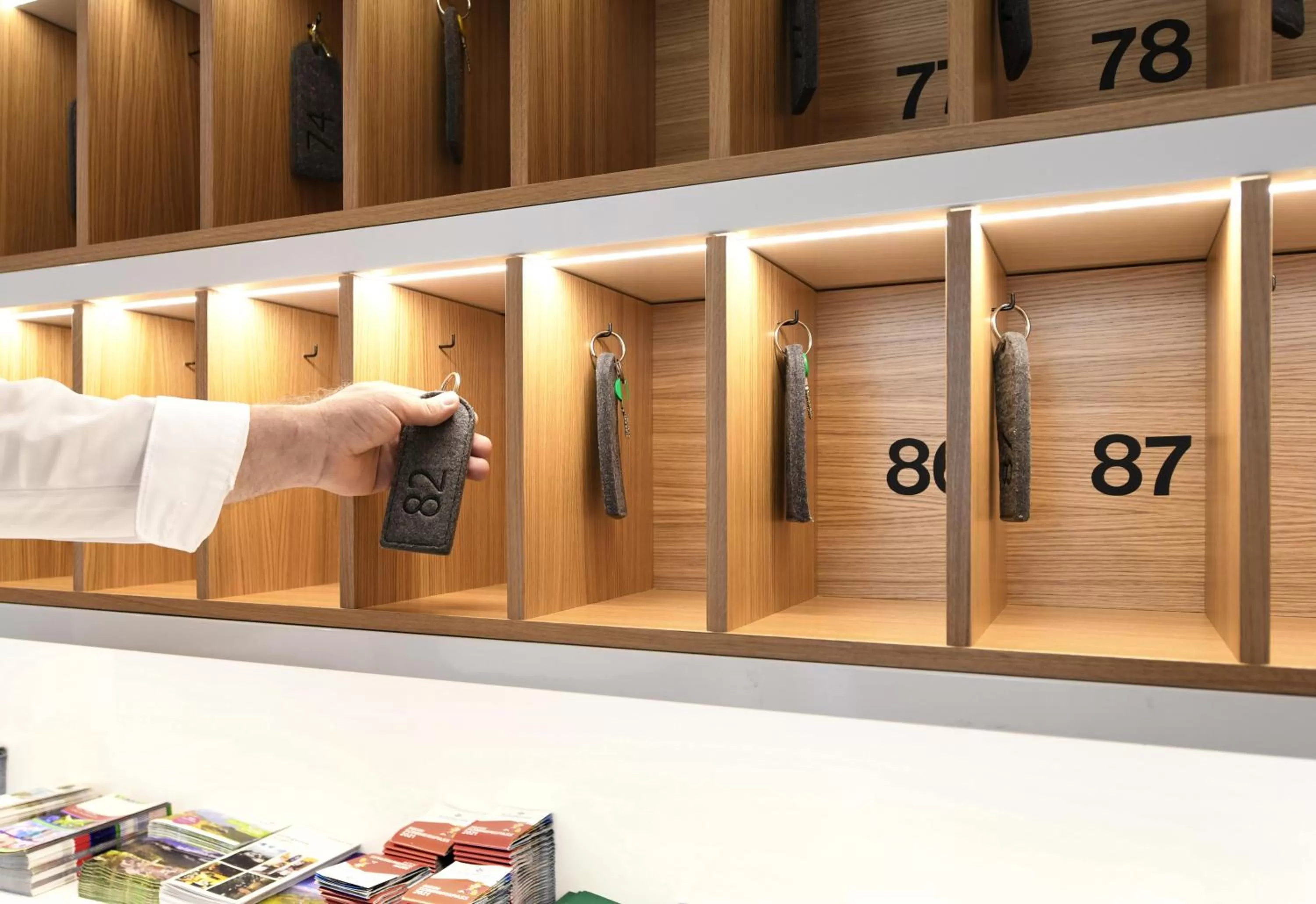 Lobby or reception in Hotel St Hubertus