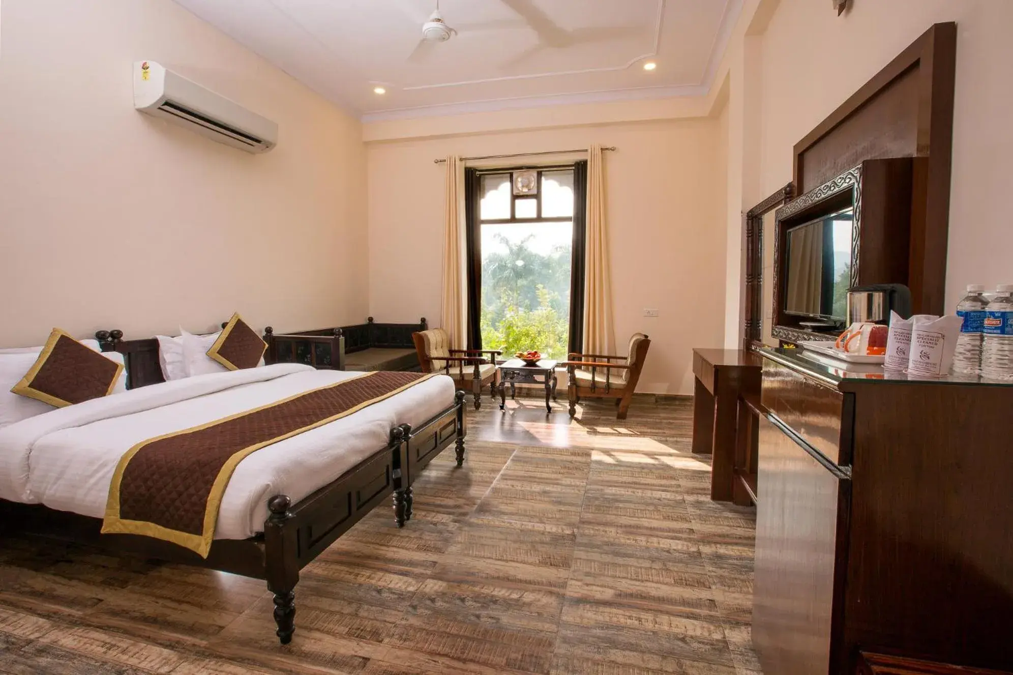 Bed in Ranthambhore National Resort