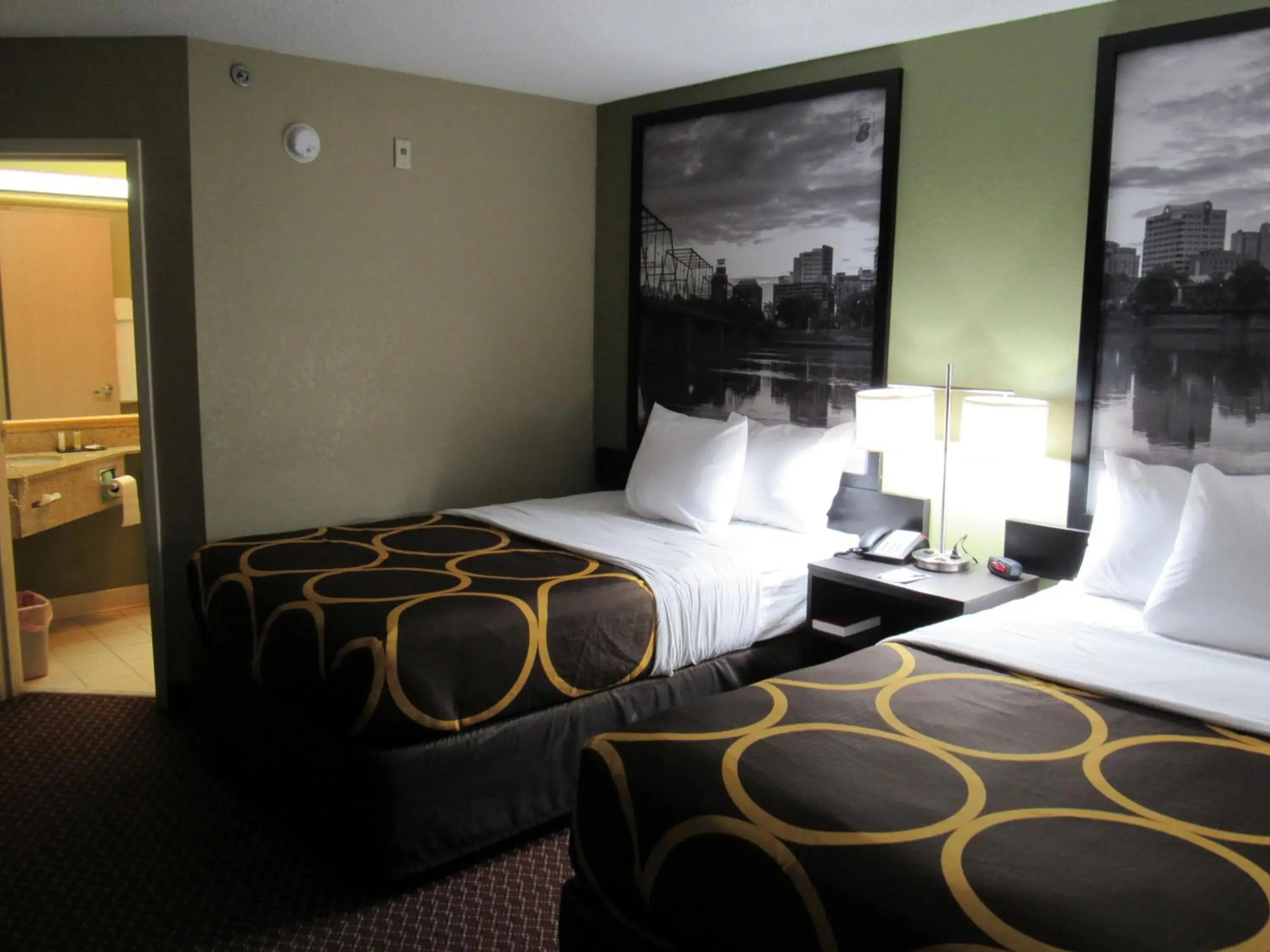 Bed in Super 8 by Wyndham New Cumberland