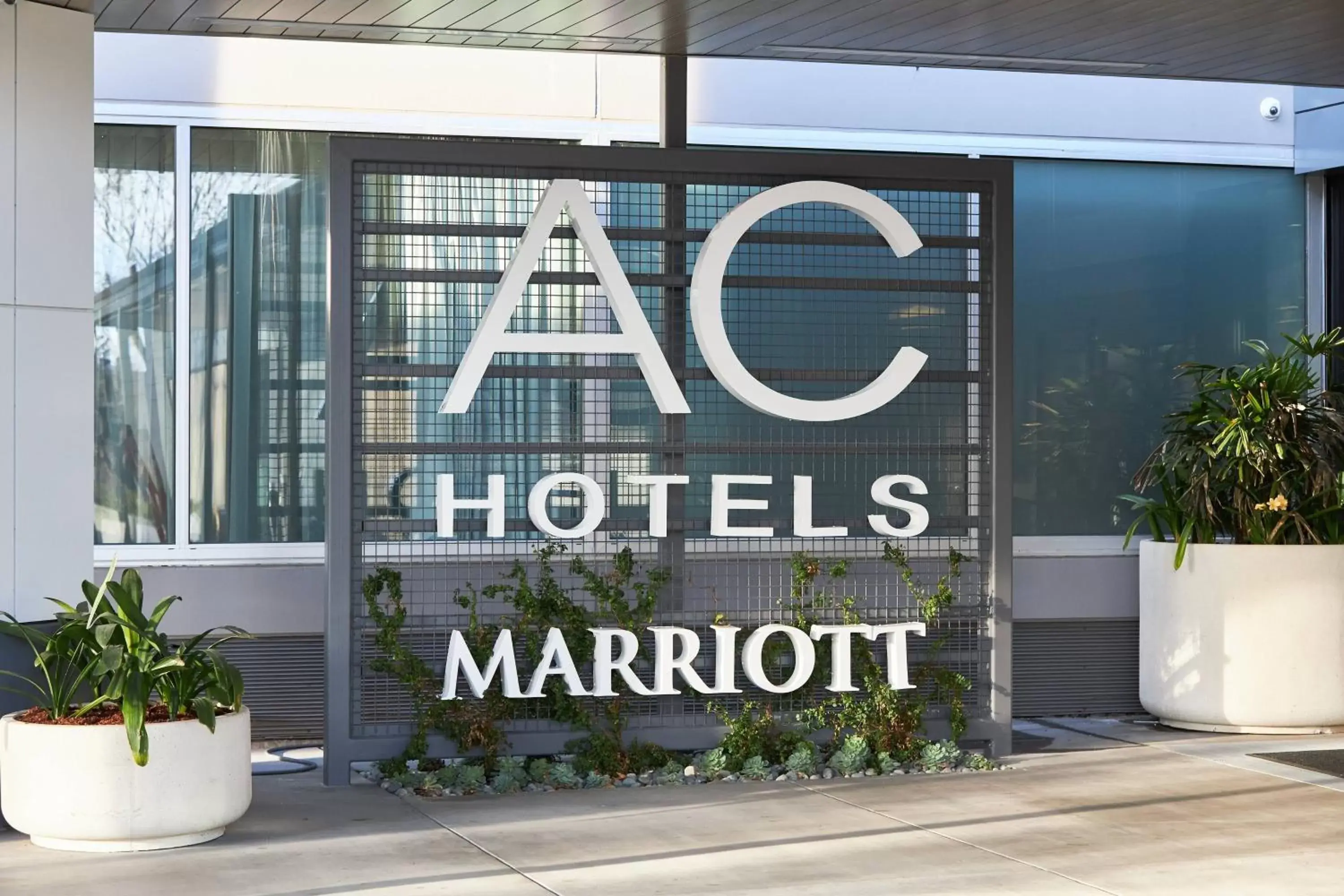 Property building, Property Logo/Sign in AC Hotel by Marriott Pleasanton