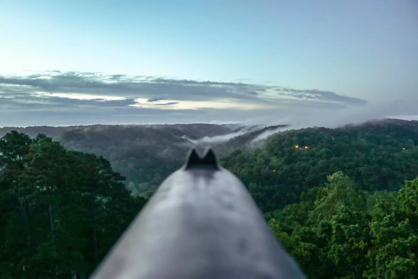 Mountain view in 1886 Crescent Hotel and Spa
