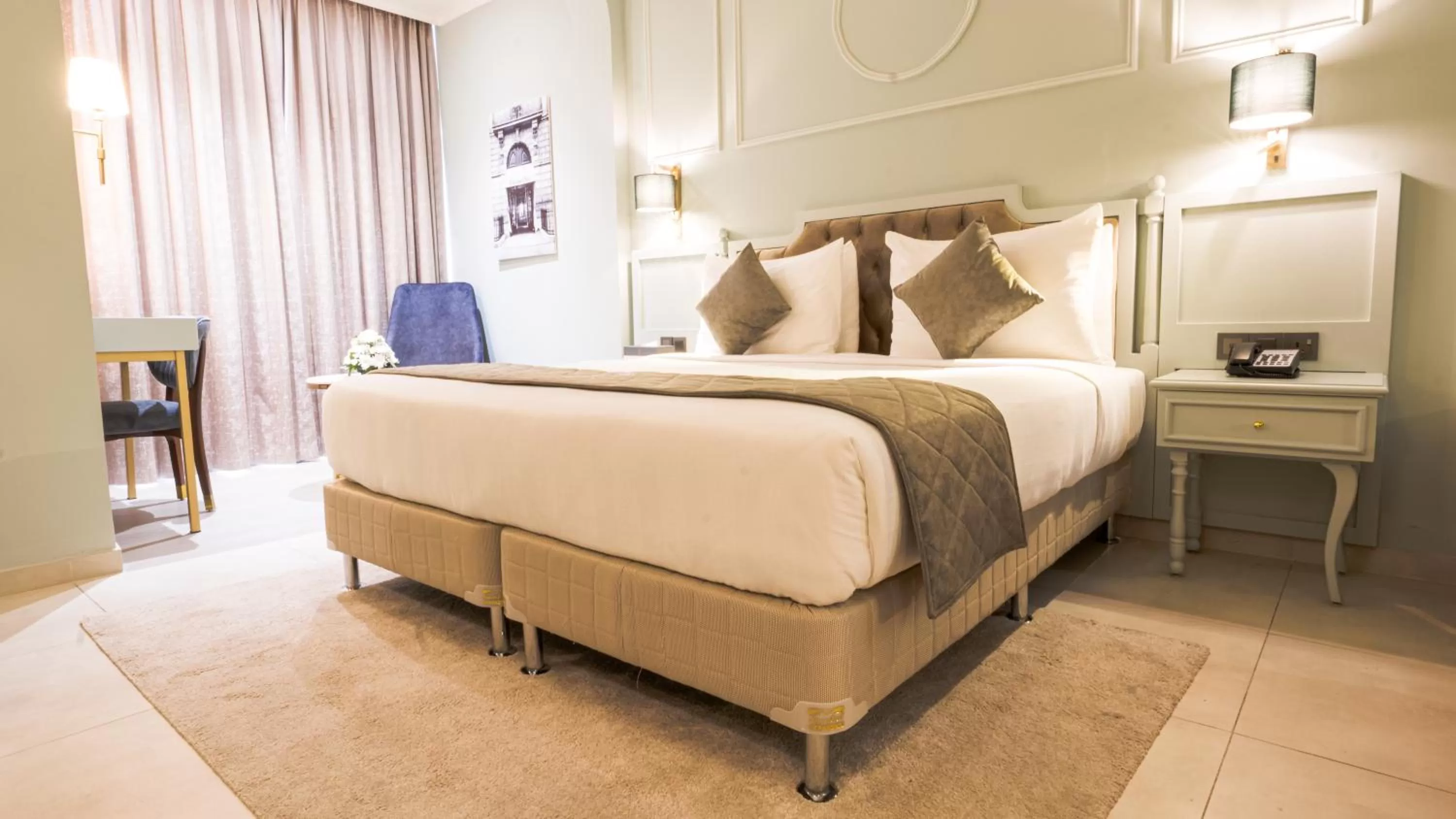 Bed in President Hotel