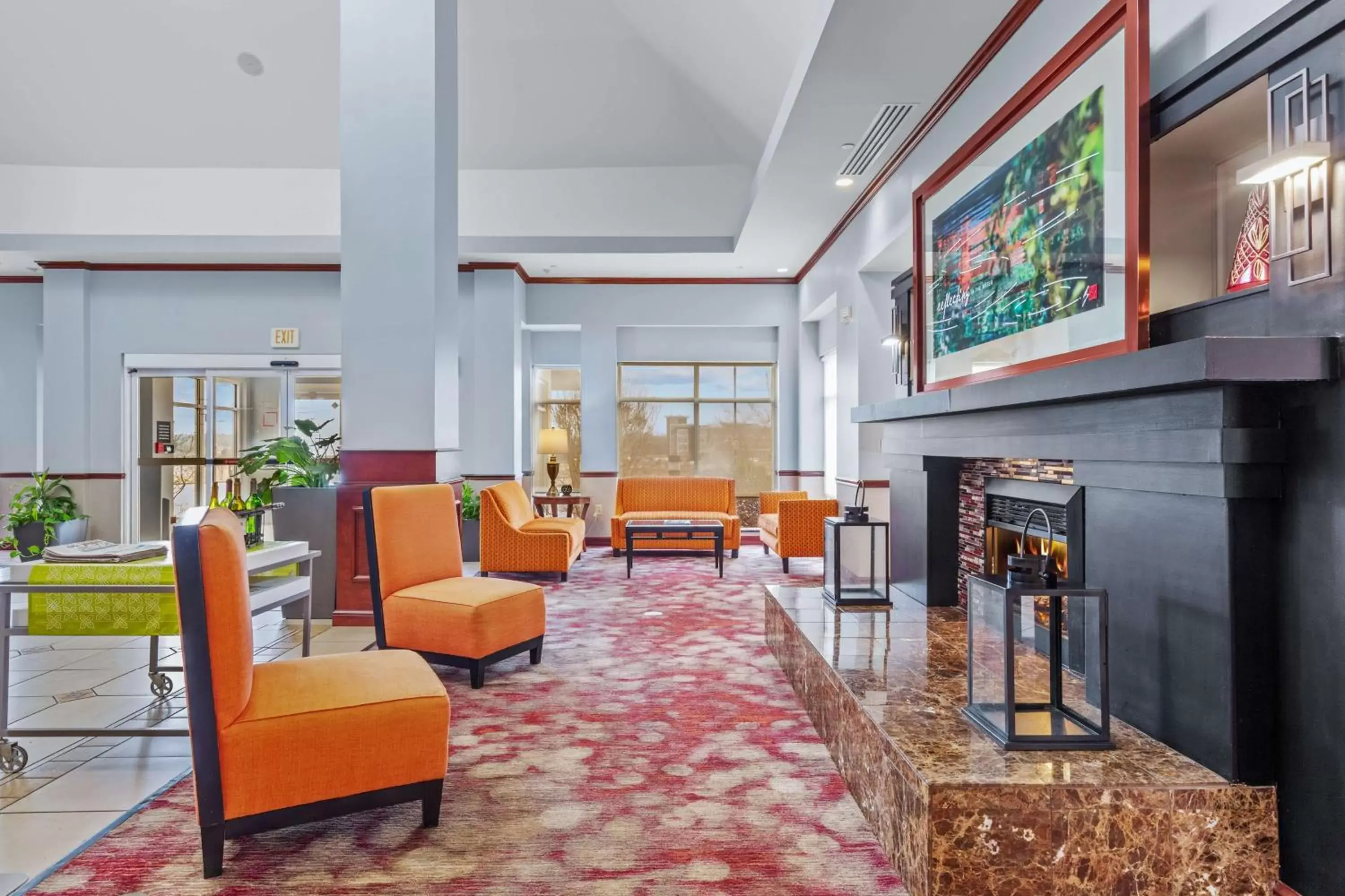 Lobby or reception, Lounge/Bar in Hilton Garden Inn Starkville