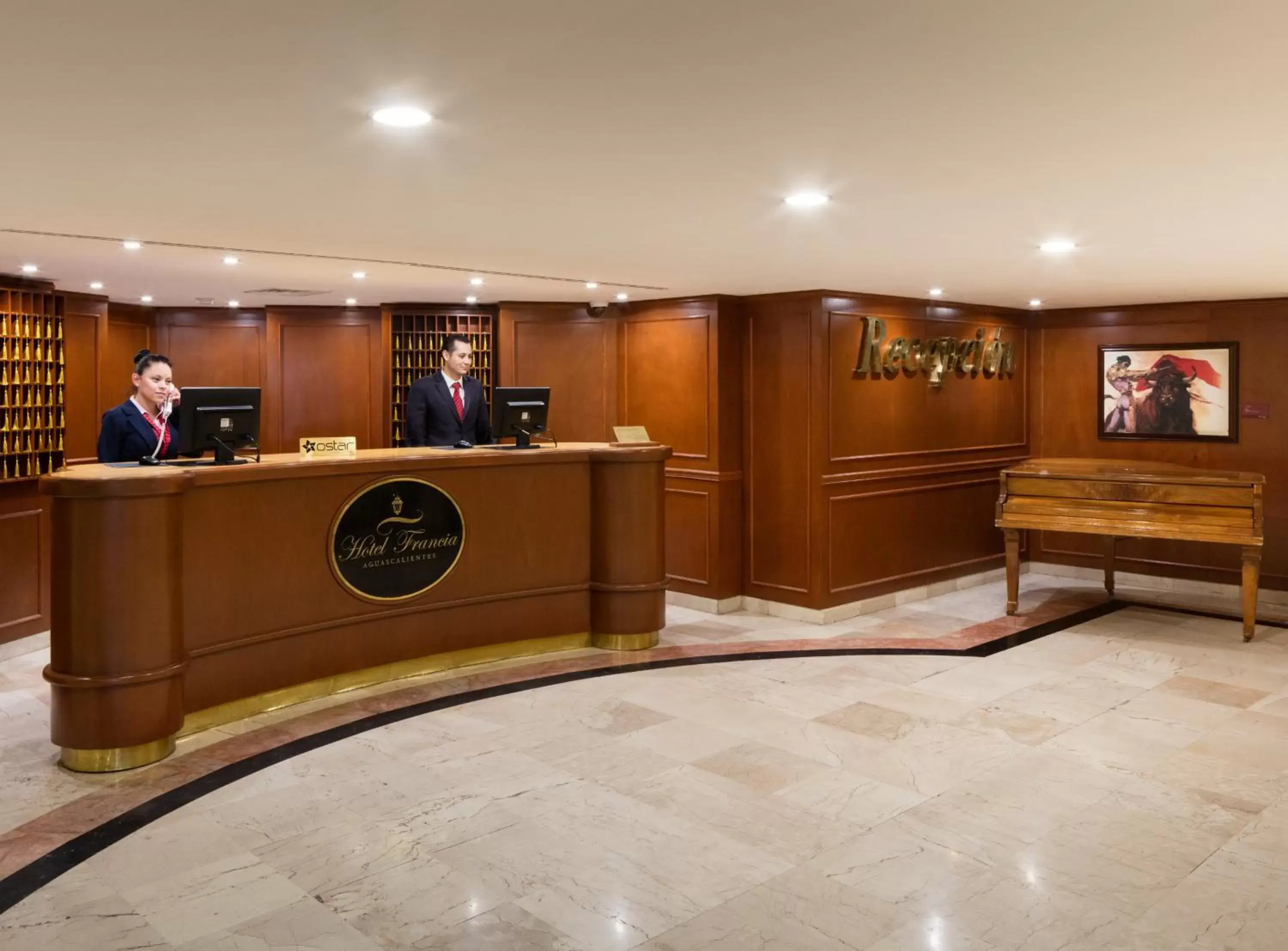 Lobby or reception, Lobby/Reception in Hotel Francia Aguascalientes