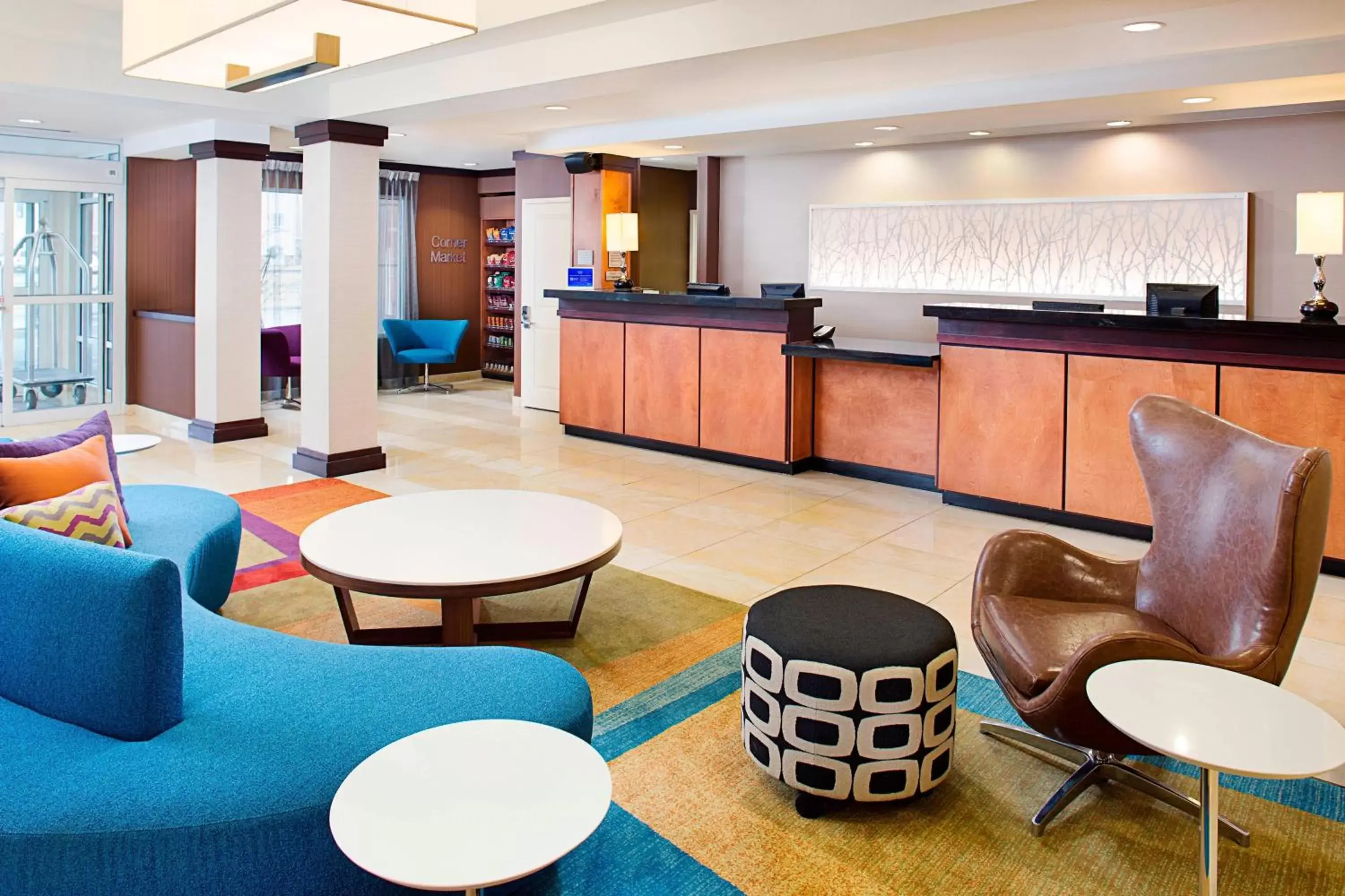 Lobby or reception, Lobby/Reception in Fairfield Inn & Suites by Marriott Jonesboro