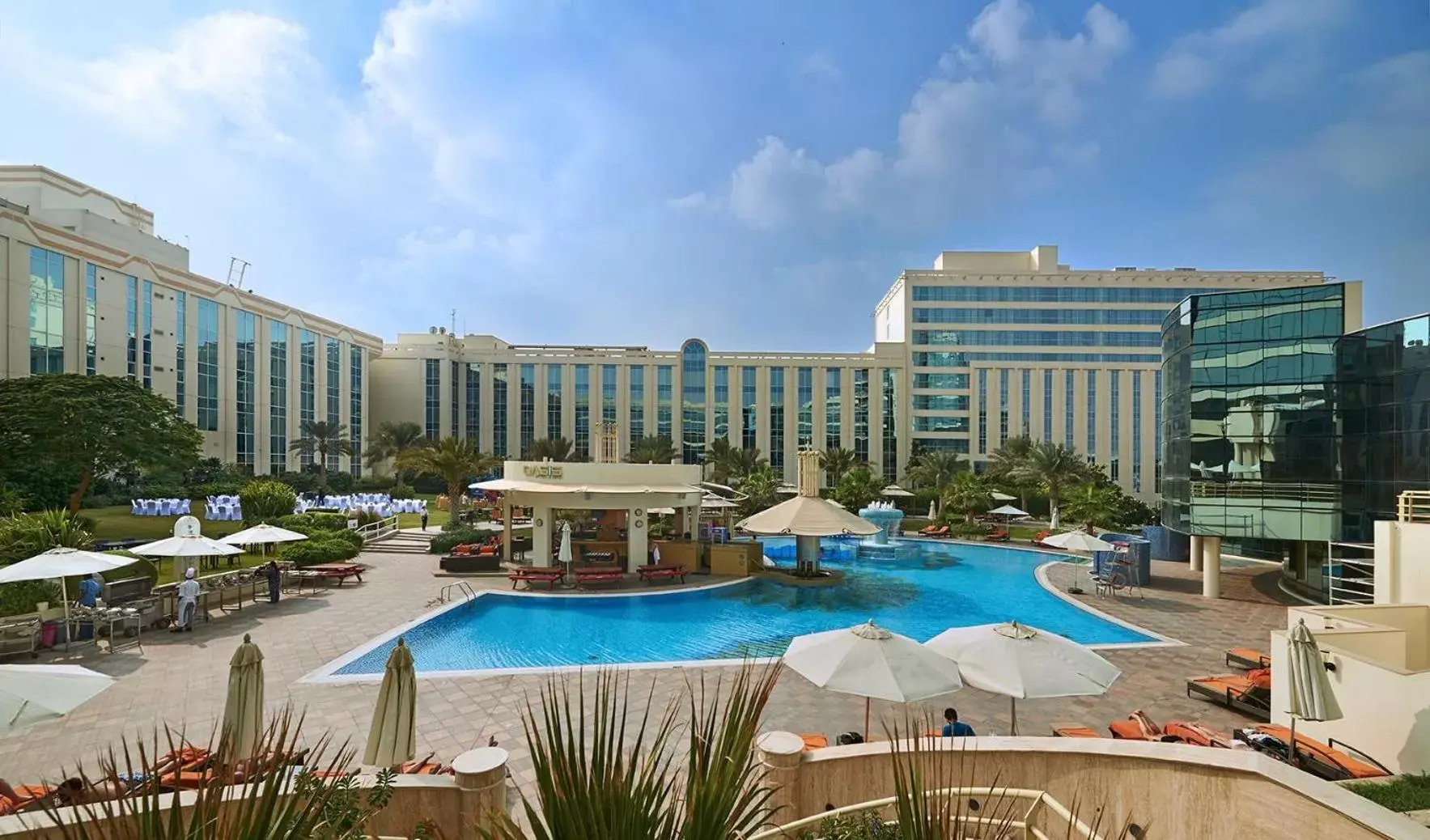 Swimming pool, Pool View in Millennium Airport Hotel Dubai