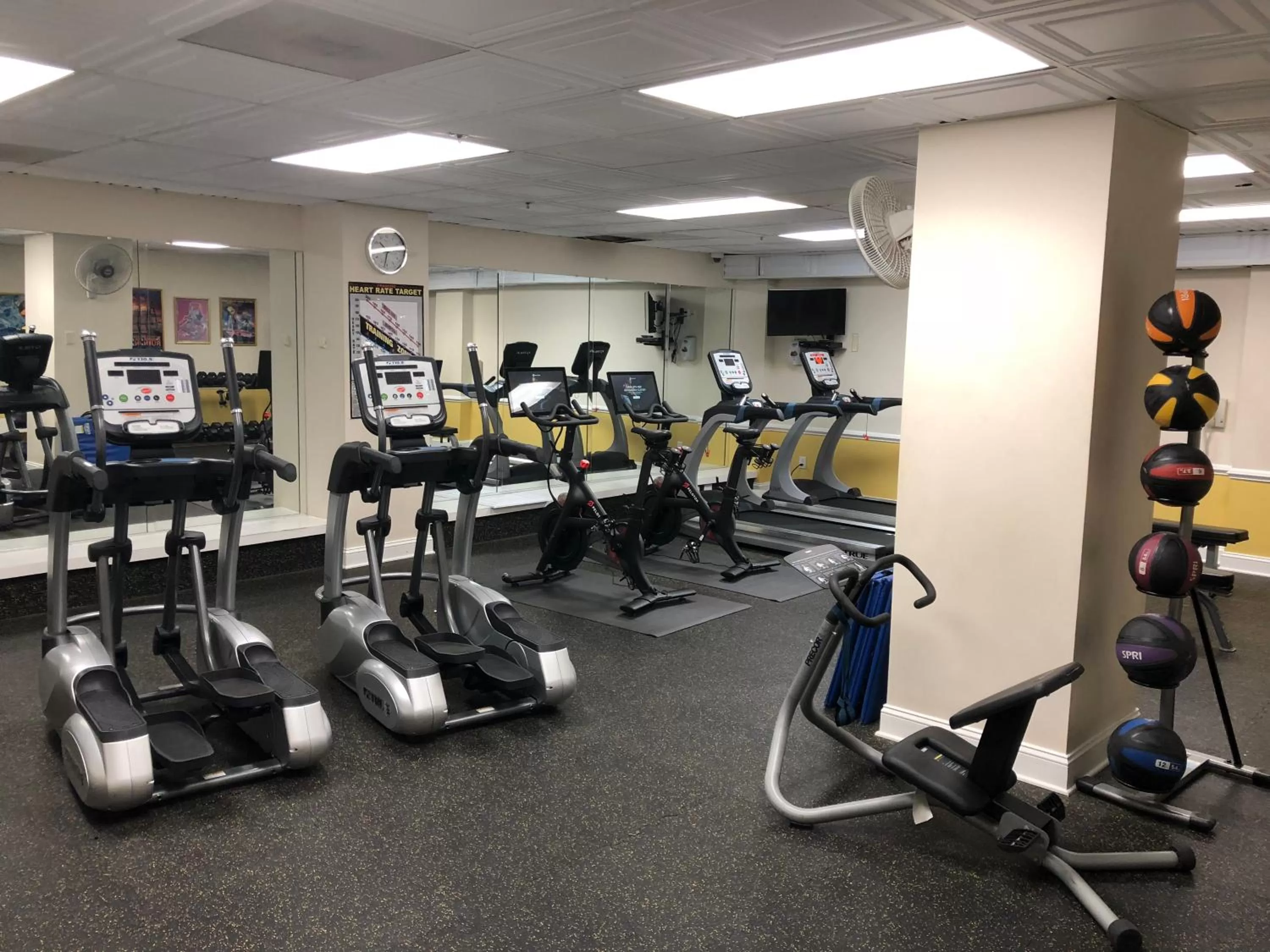 Fitness centre/facilities in Francis Marion Hotel