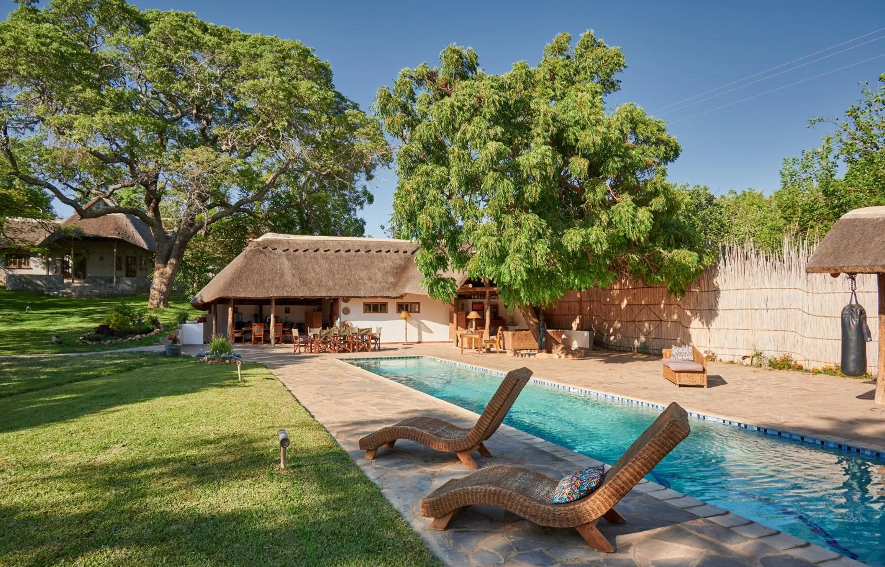 Swimming pool in Wild Dogs Lodge