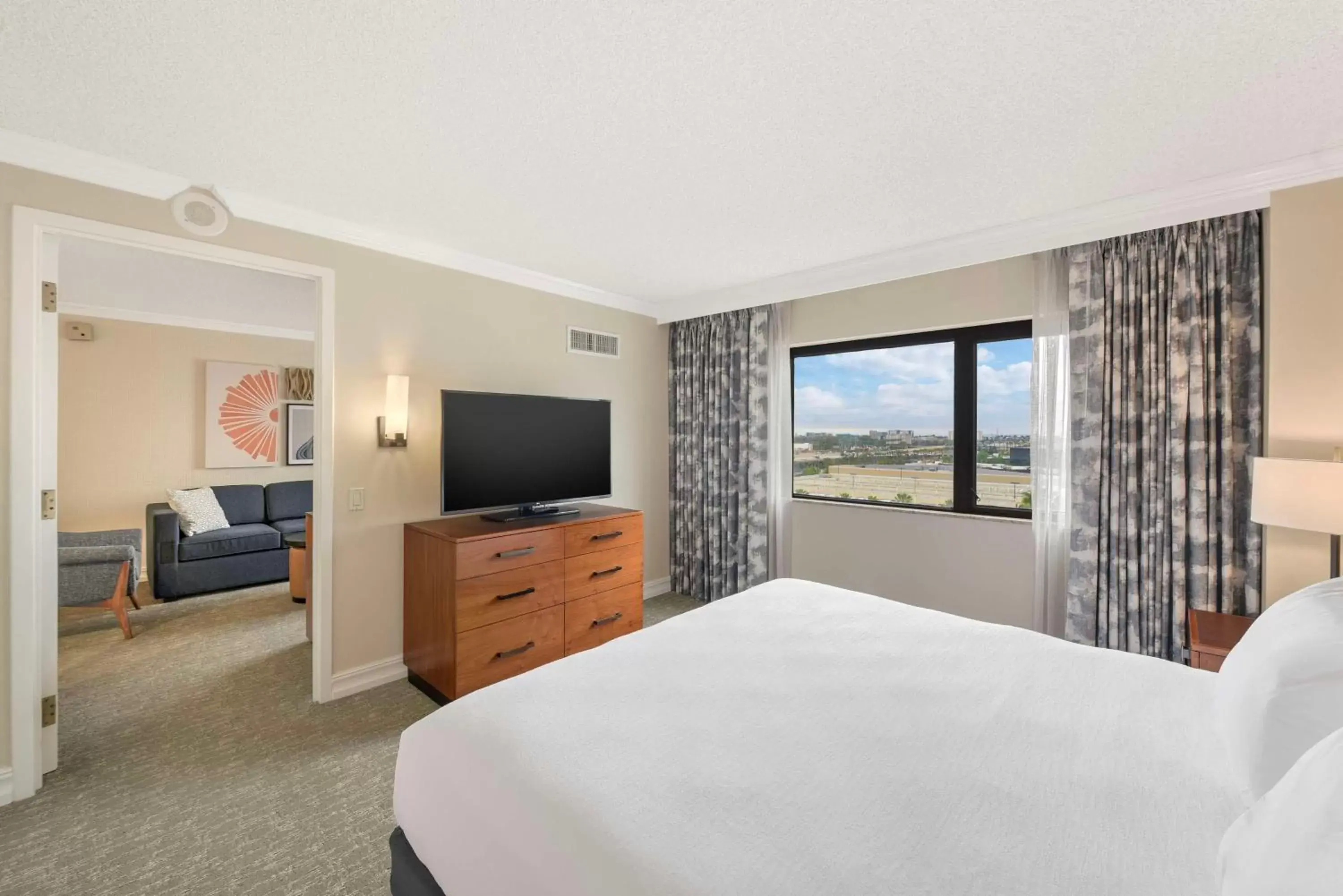 Two-Room King Suite with Sofa Bed - High Floor in Embassy Suites by Hilton Anaheim-Orange Two-Room King Suite with Sofa Bed - High Floor in Embassy Suites by Hilton Anaheim-Orange