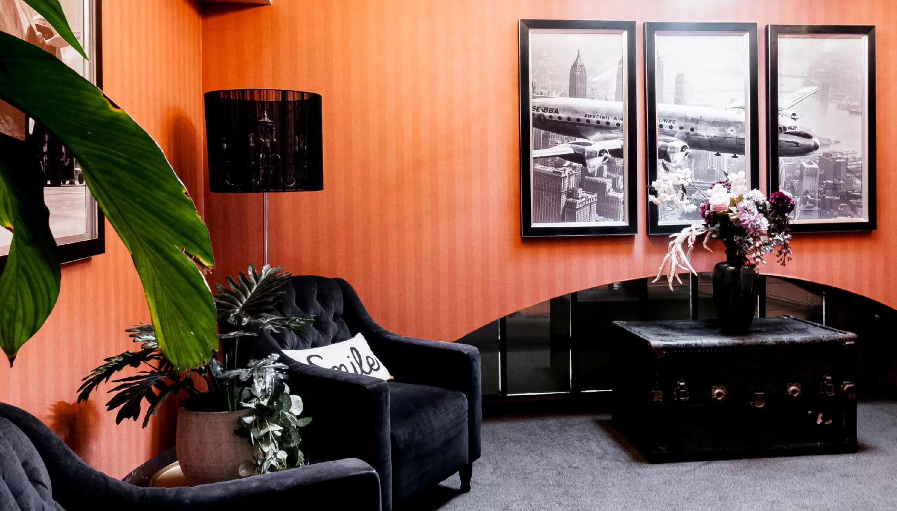 Seating area in Turnhout City Hotel