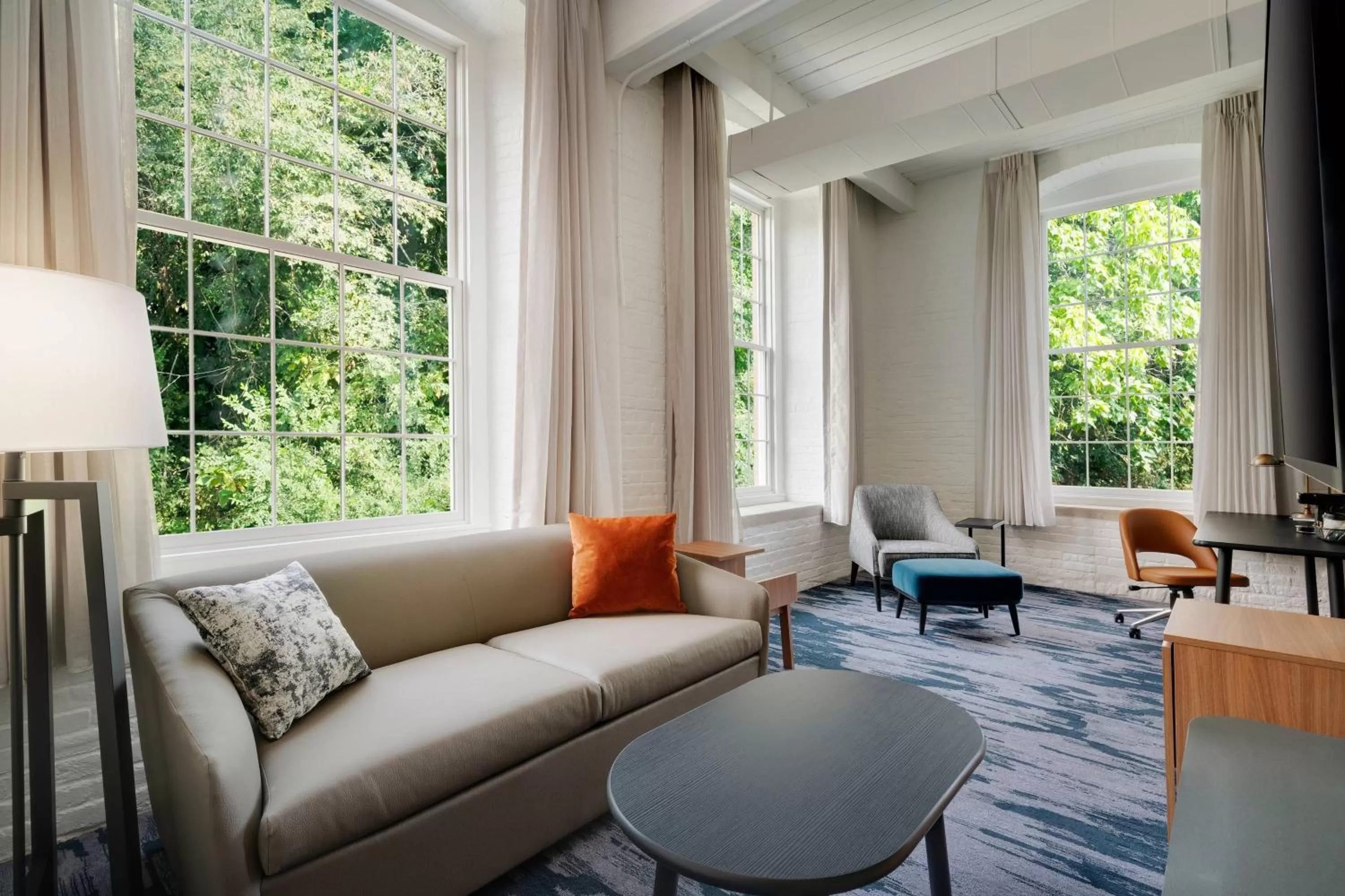 Bedroom in Fairfield Inn & Suites Madison Historic Eagle Cotton Mill