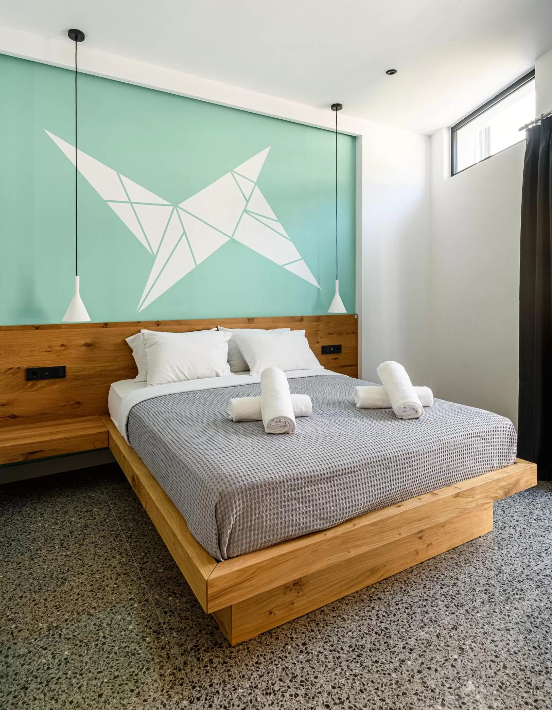 Bedroom, Bed in Mosaikon