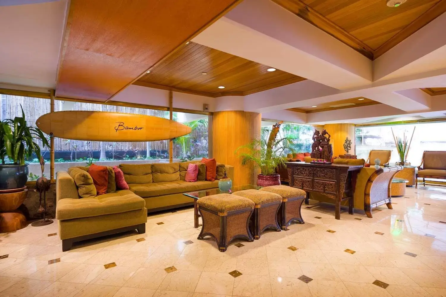 Lobby or reception, Lobby/Reception in Castle Bamboo Waikiki Hotel