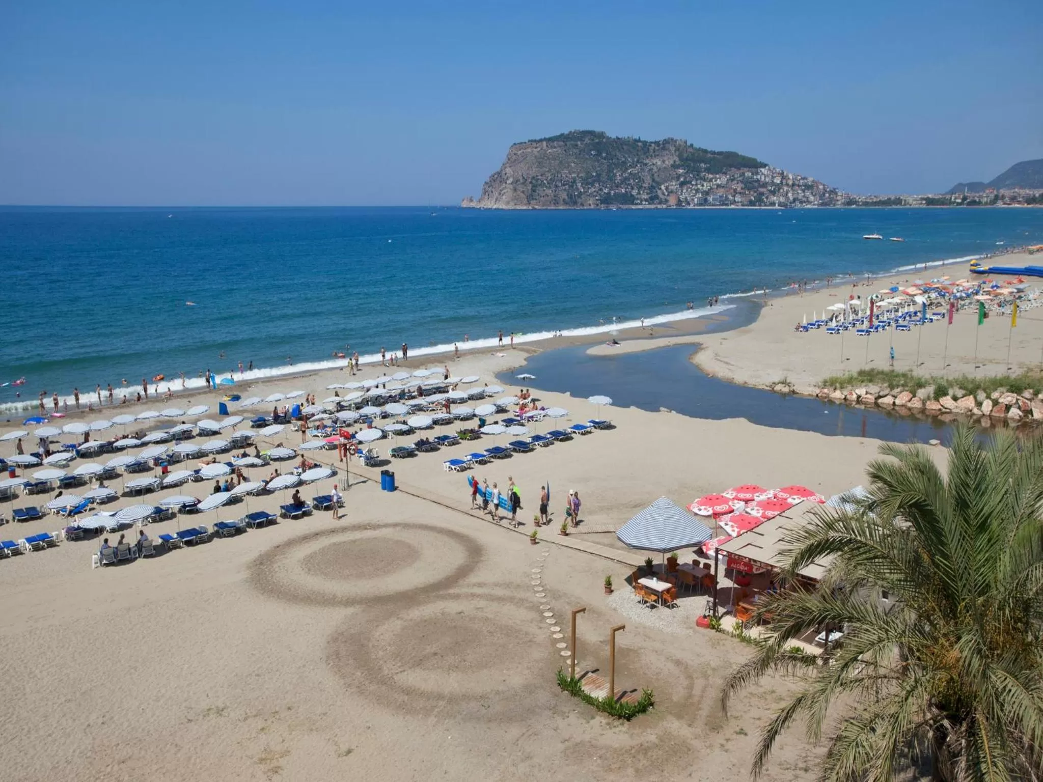 Beach in Green Garden Suites Hotel
