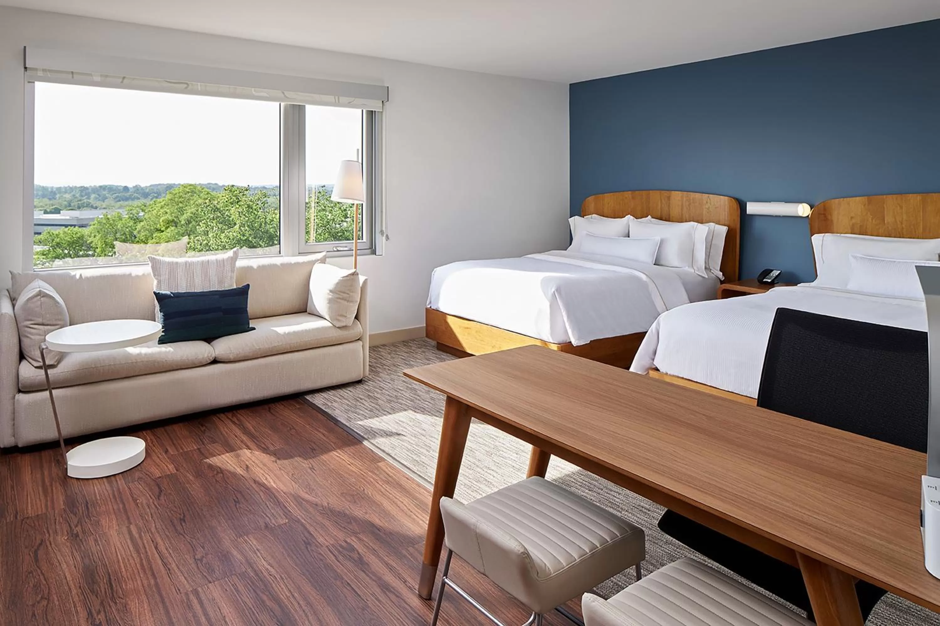 Photo of the whole room, Bed in Element Valley Forge King of Prussia