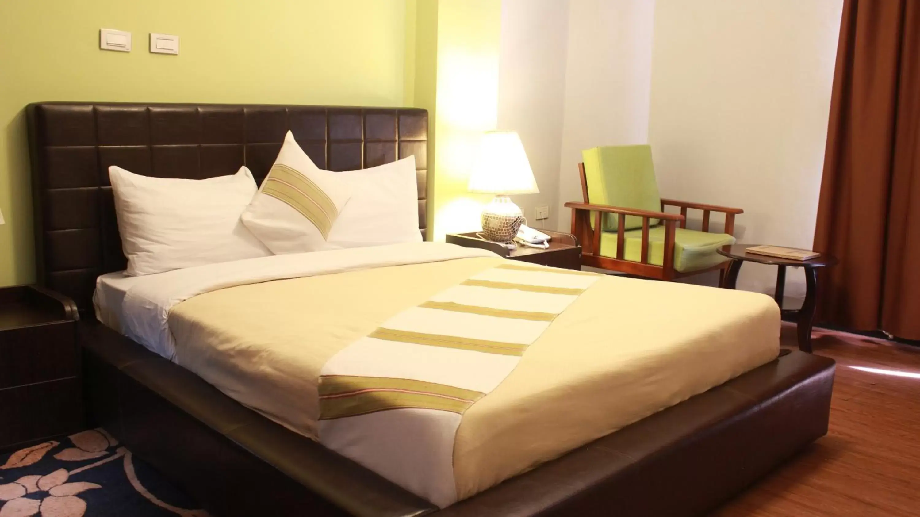 Bed in Hotel Lobelia
