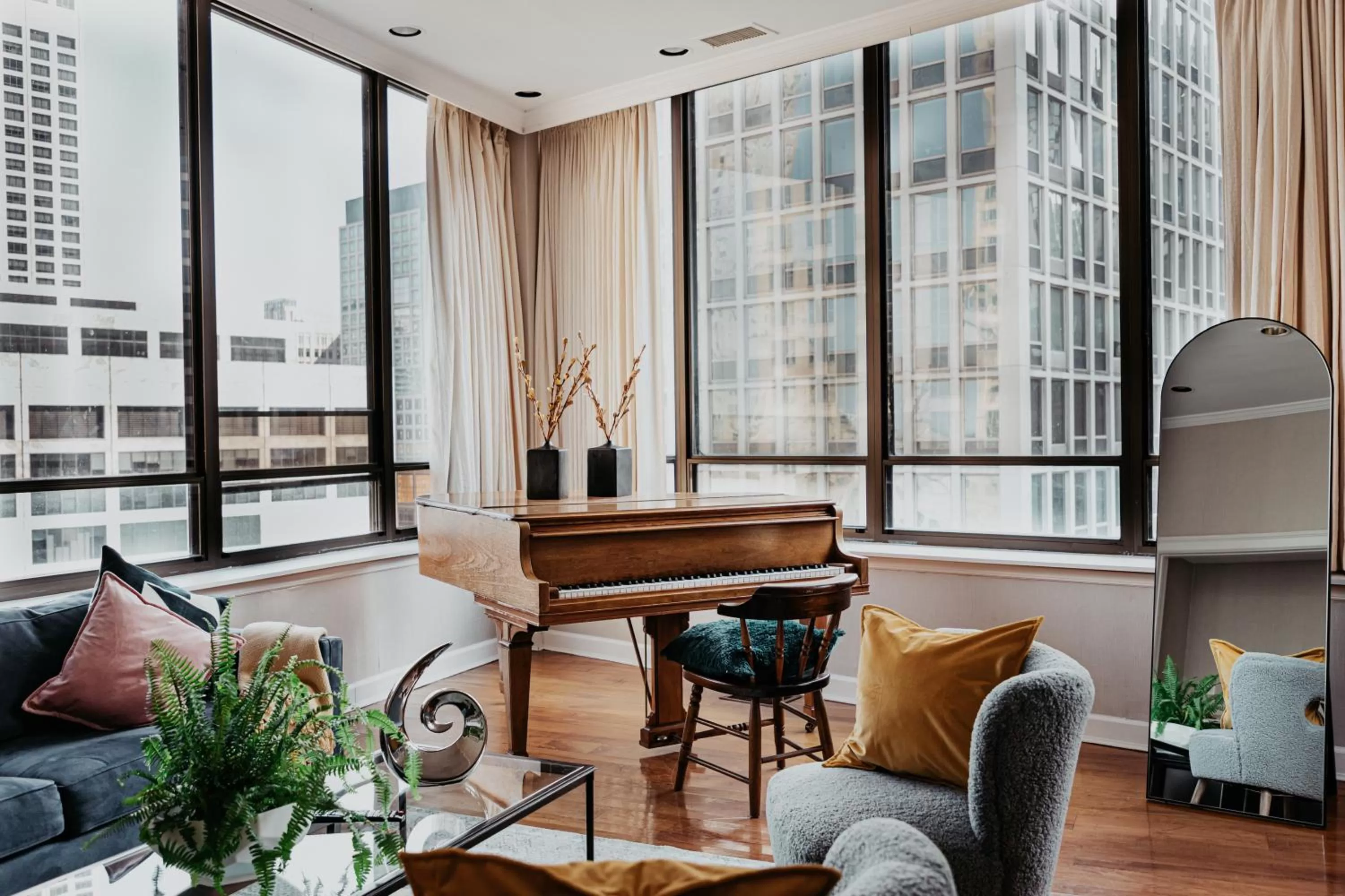 View (from property/room), Seating Area in Selina Chicago