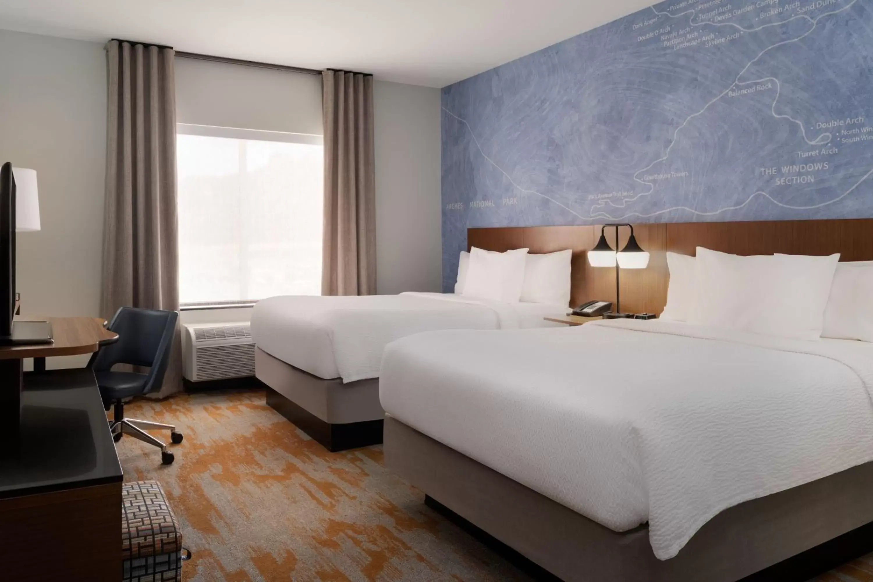 Queen Room with Two Queen Beds in Fairfield Inn & Suites by Marriott Moab