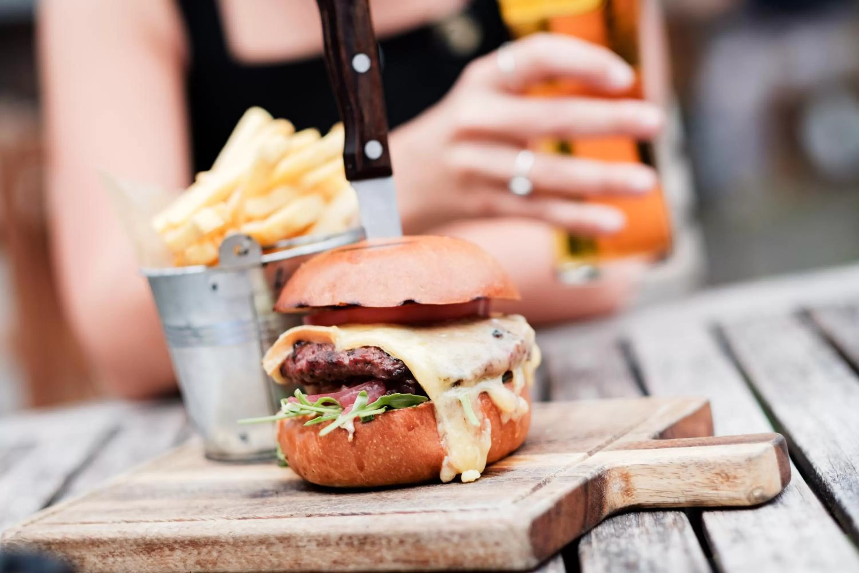 Food close-up in Bel and The Dragon-Odiham