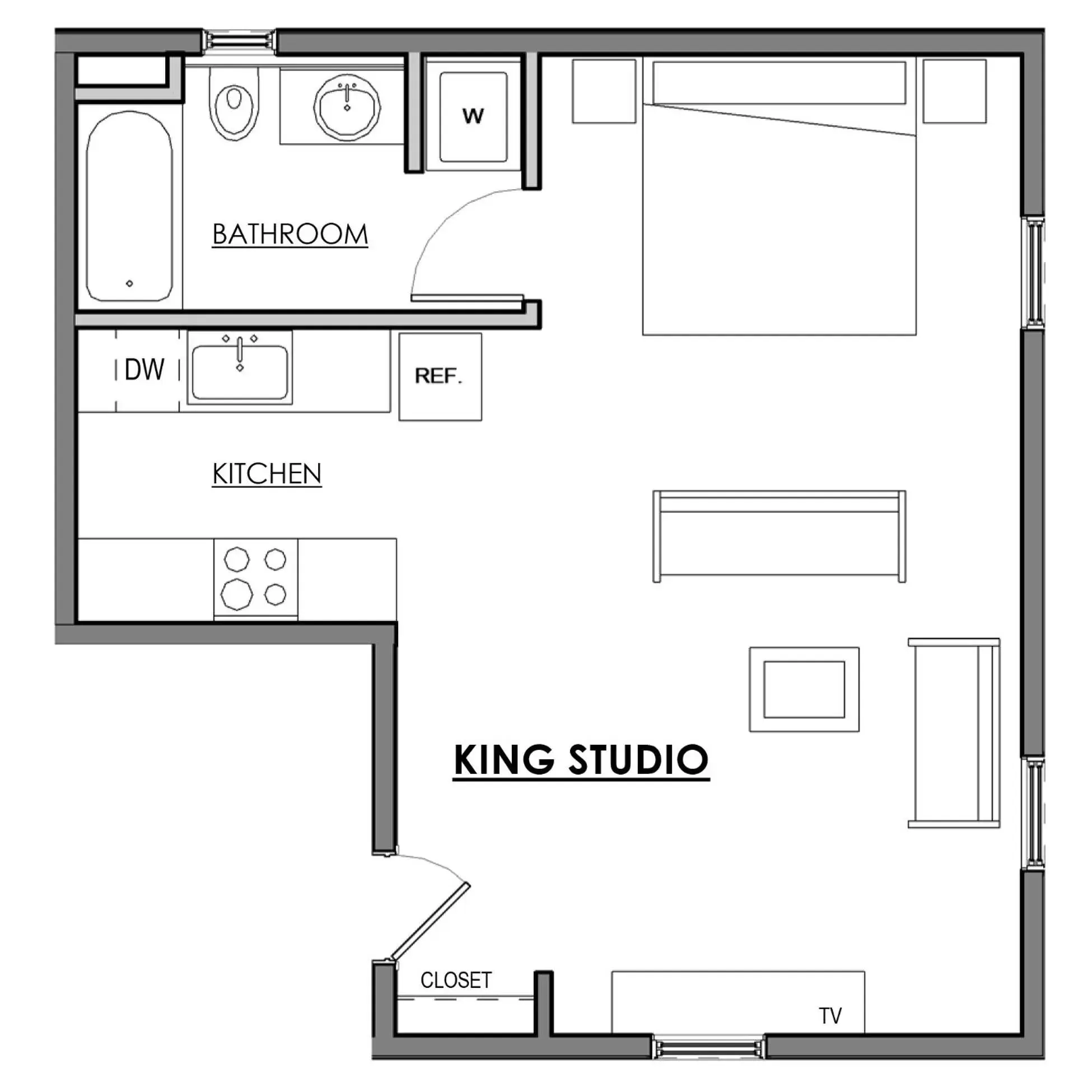 Floor Plan in GREAT ISLAND INN - A Modern Boutique Hotel