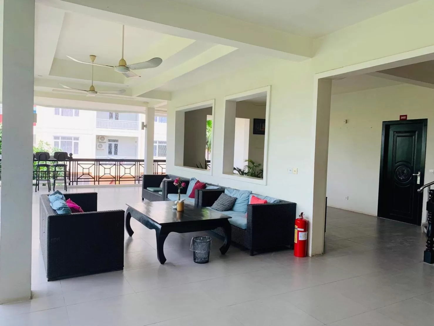 Patio in Bamboo9 Boutique