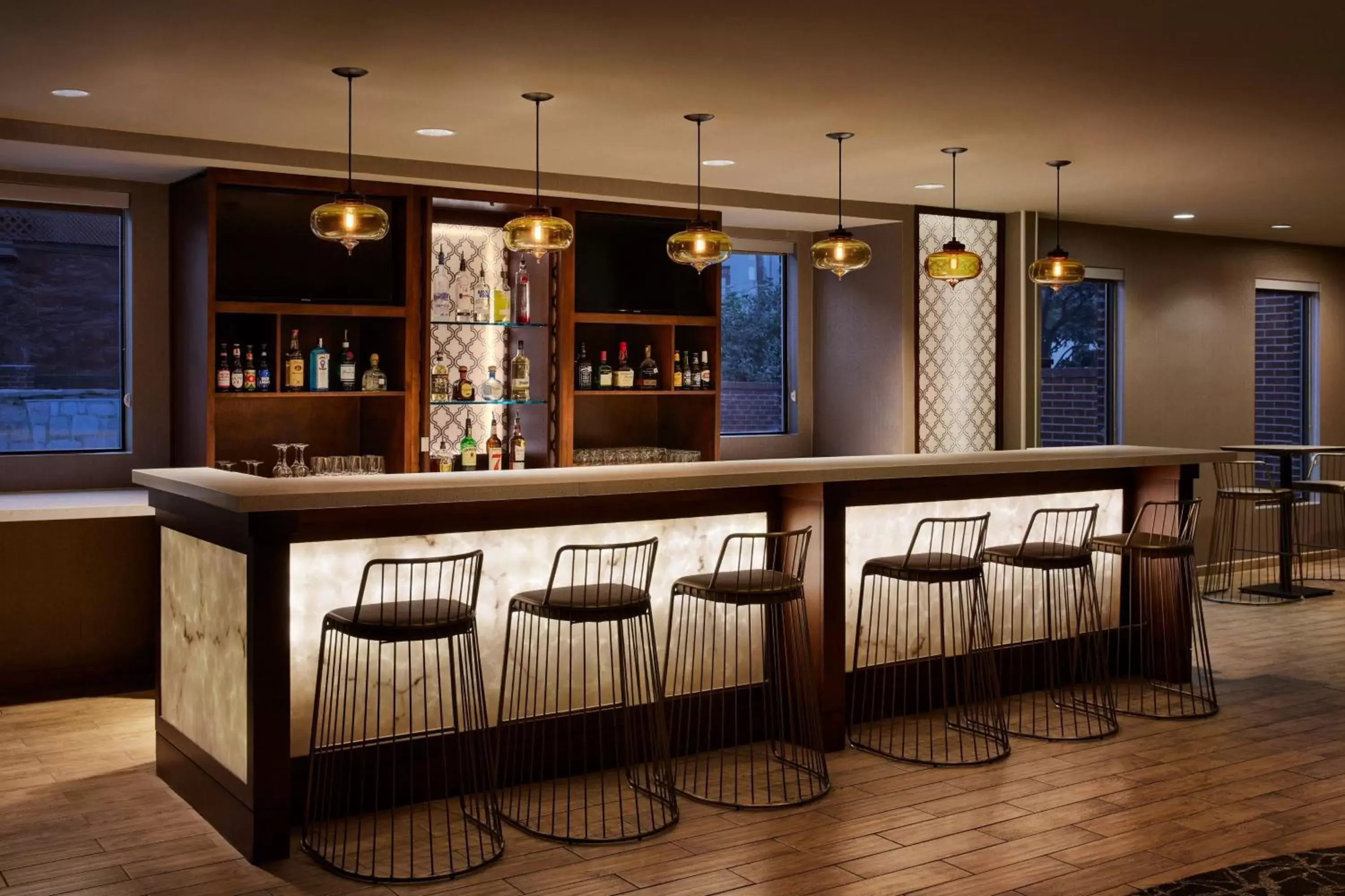 Lobby or reception, Lounge/Bar in SpringHill Suites by Marriott San Antonio Downtown-Riverwalk Area