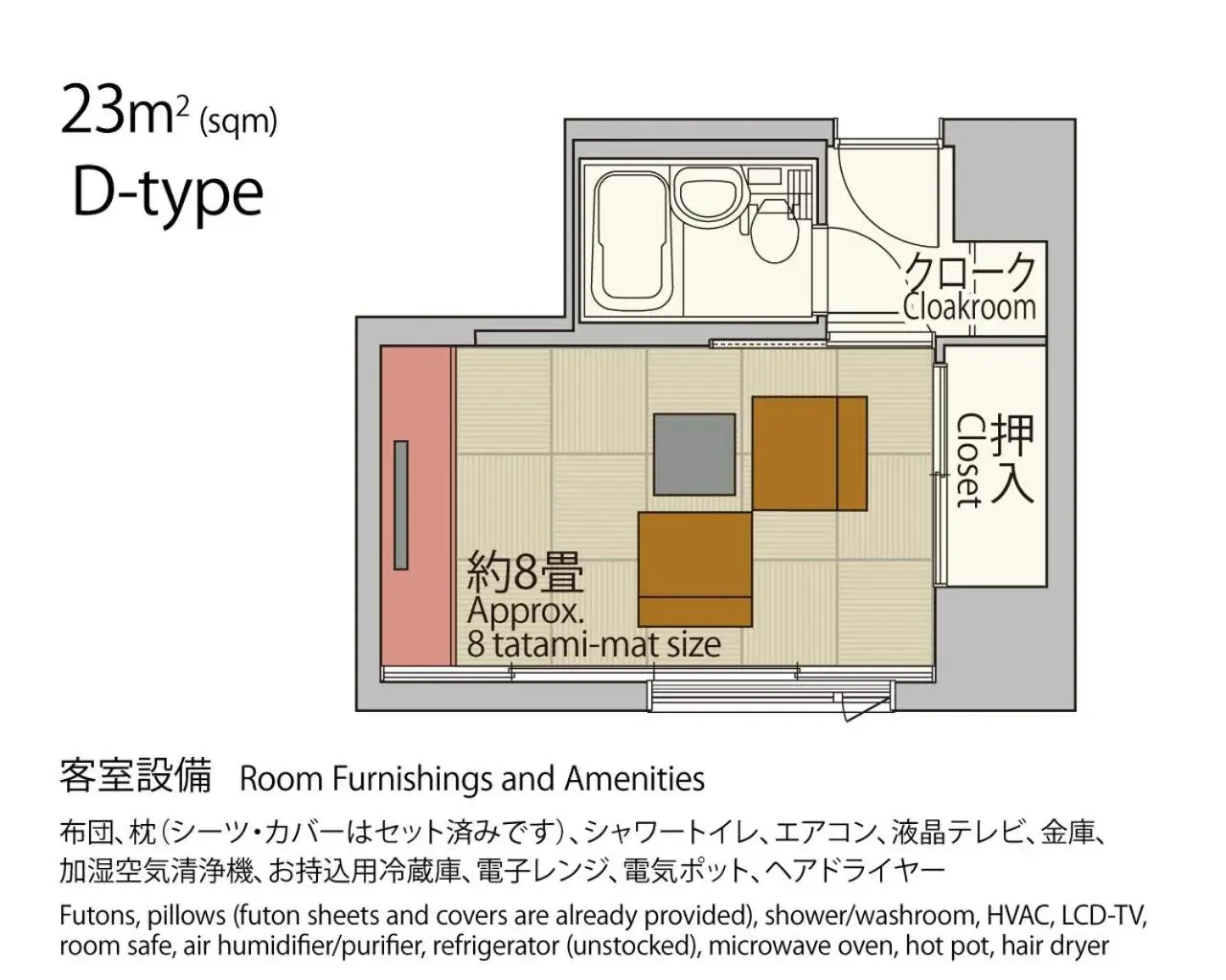 Bird's eye view, Floor Plan in Hotel Village Kyoto