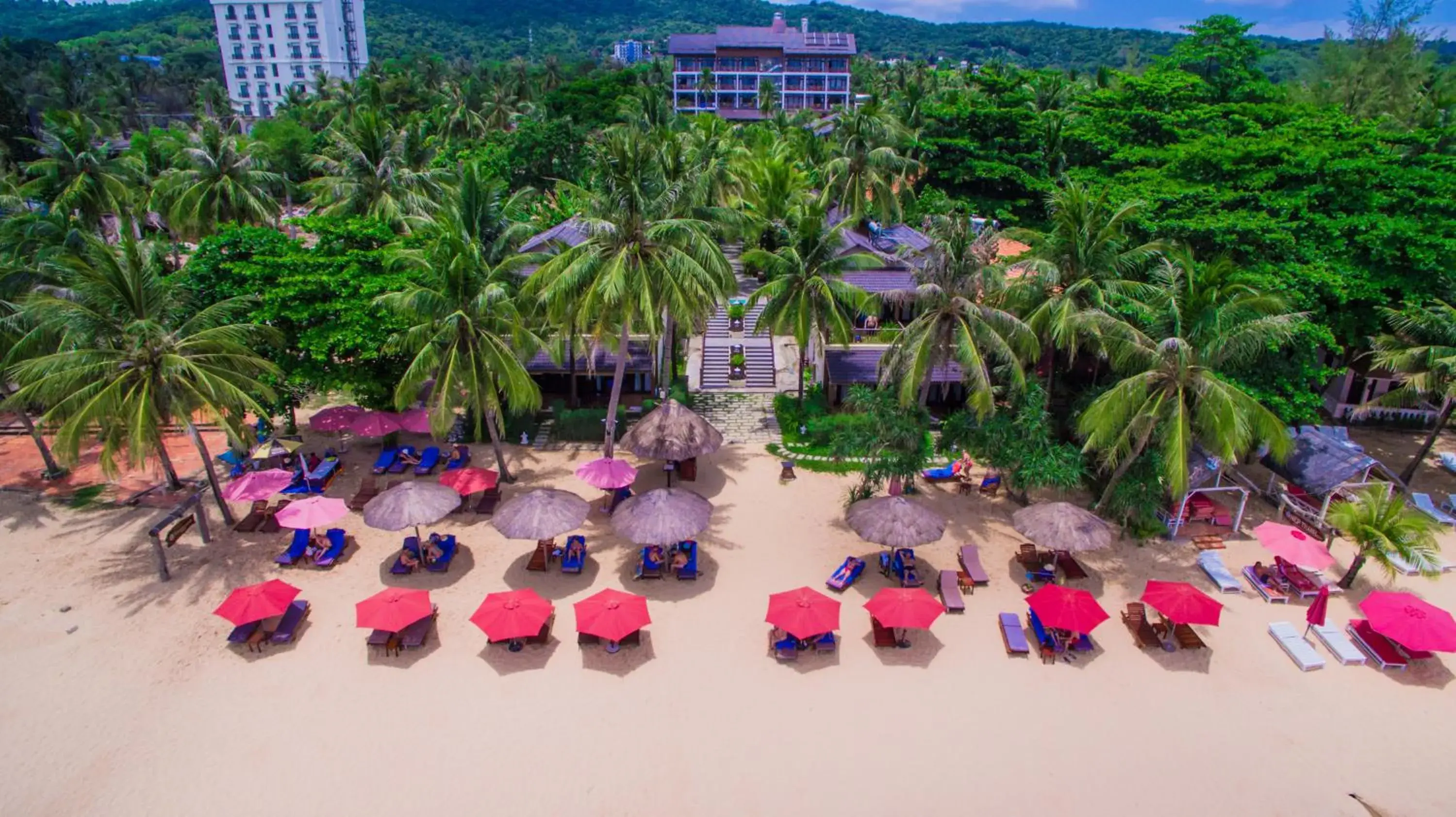 Bird's eye view in Tropicana Resort Phu Quoc