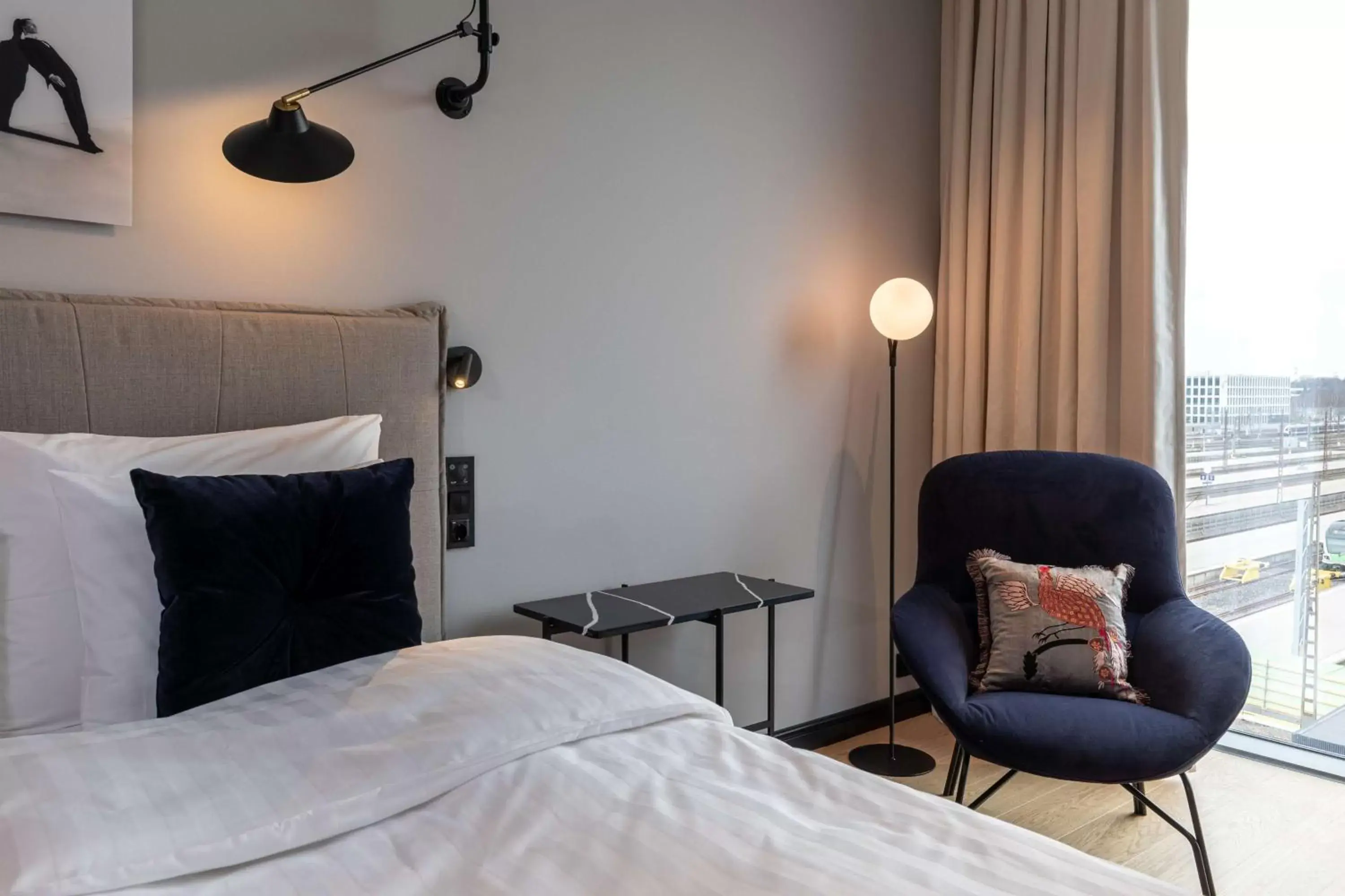 Photo of the whole room, Bed in Scandic Grand Central Helsinki