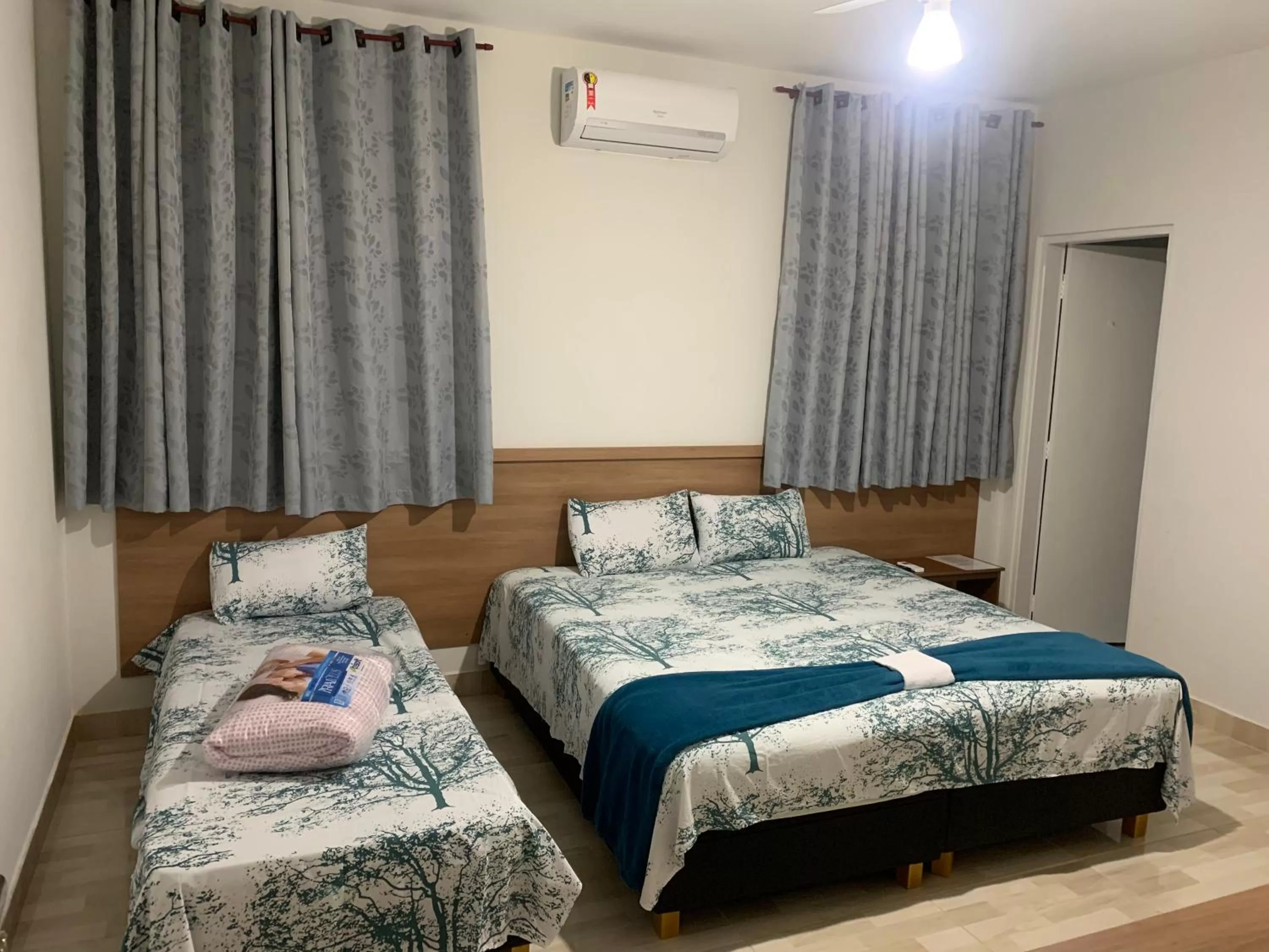 Bed in Ananda pousada chalé