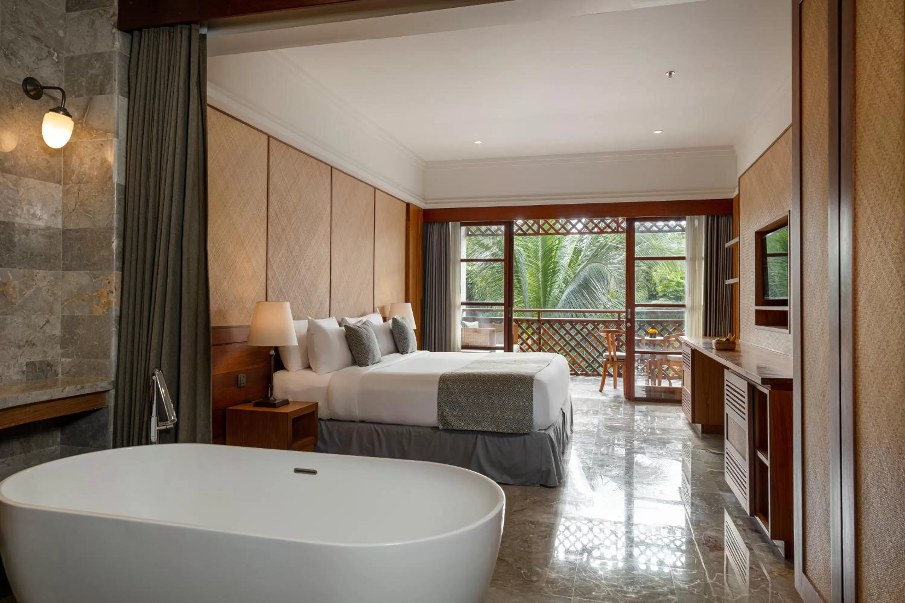 Photo of the whole room, Bed in Adiwana Bisma