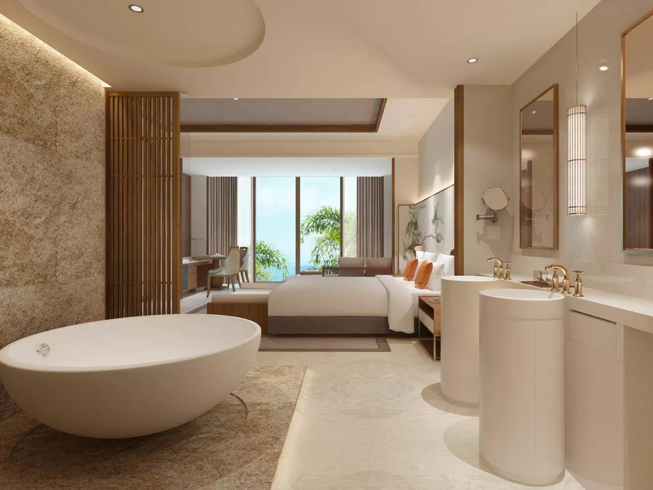 Bedroom, Bed in Angsana Zhuhai Phoenix Bay