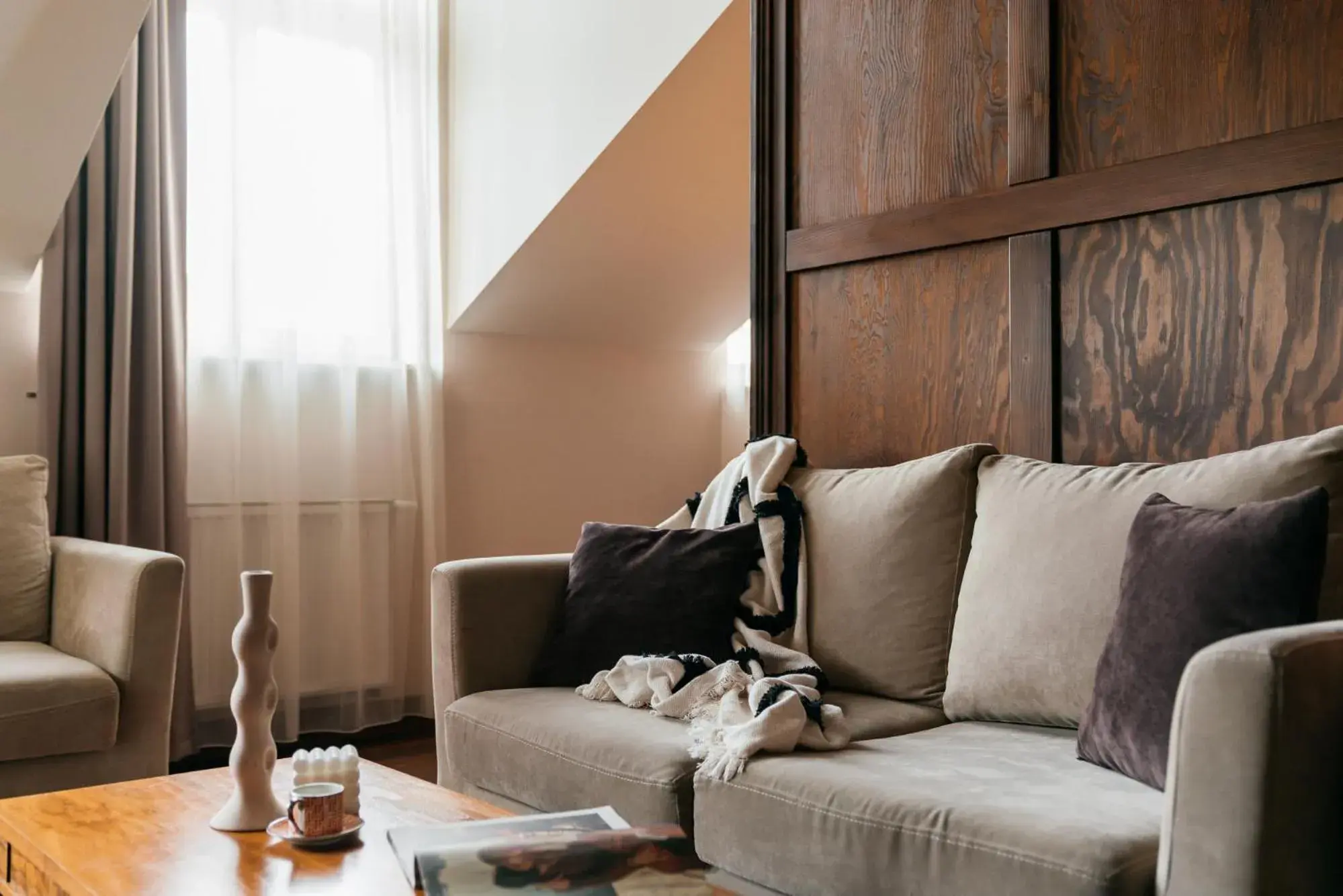 Living room, Seating Area in Topolowa Residence