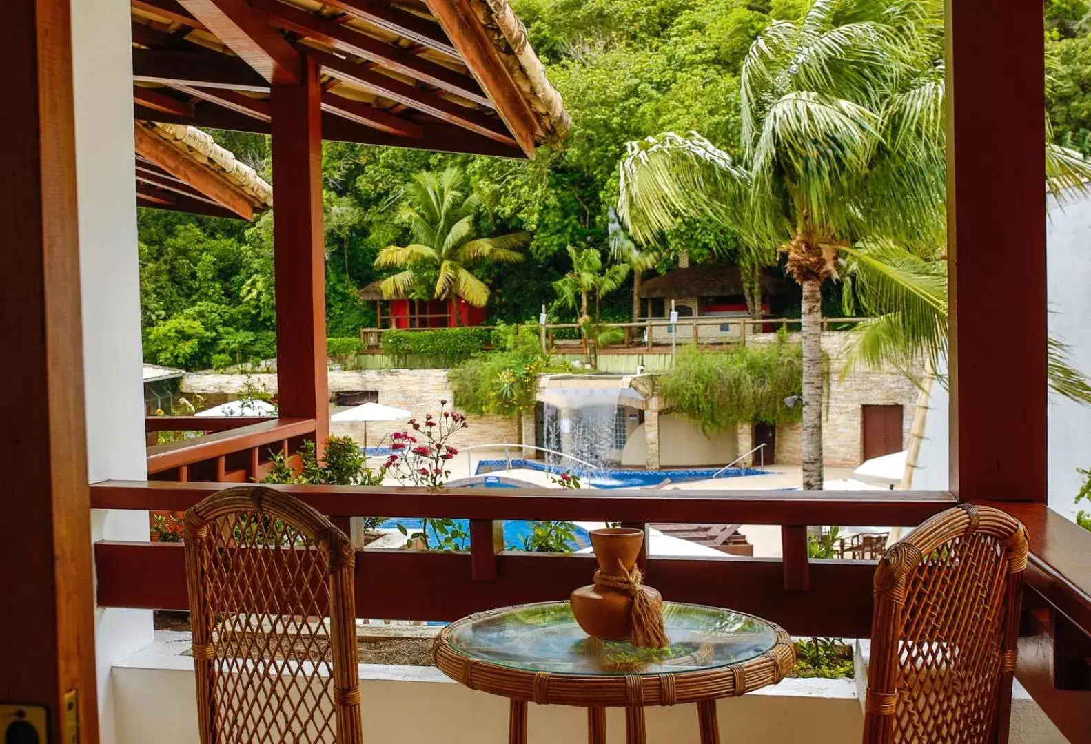 Balcony/Terrace, Pool View in Best Western Shalimar Praia Hotel