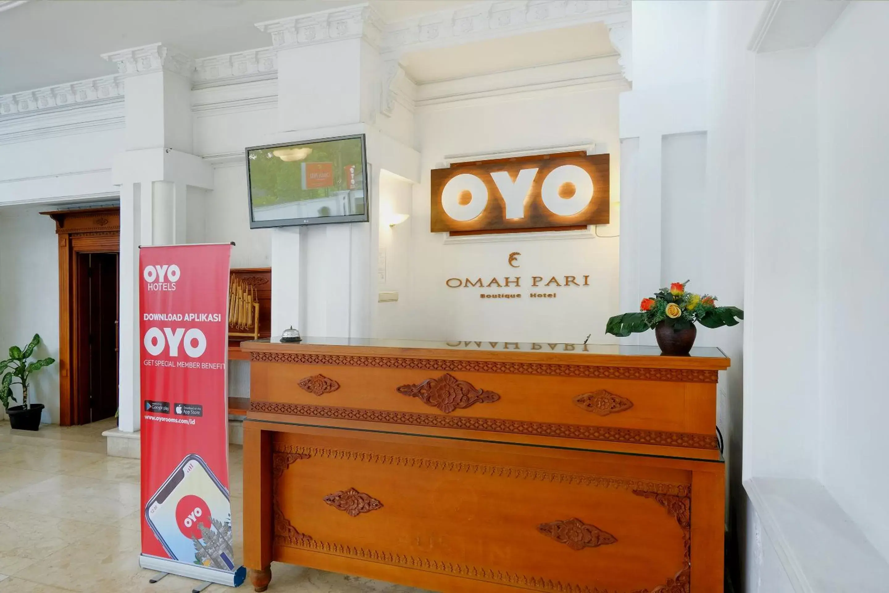 Lobby or reception in Capital O 514 Omah Pari Boutique Hotel