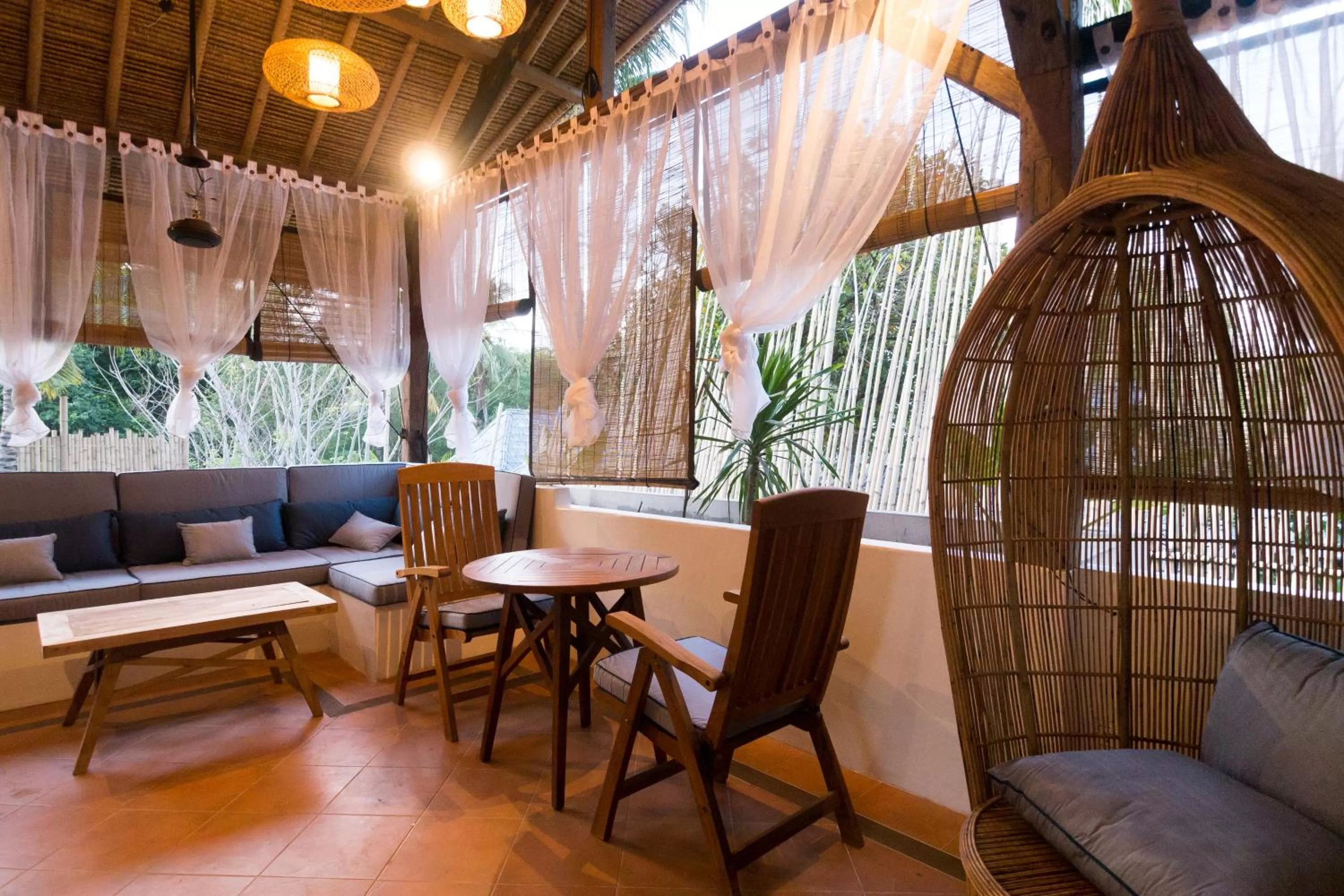 Living room in The Mandana Villa Gili Air